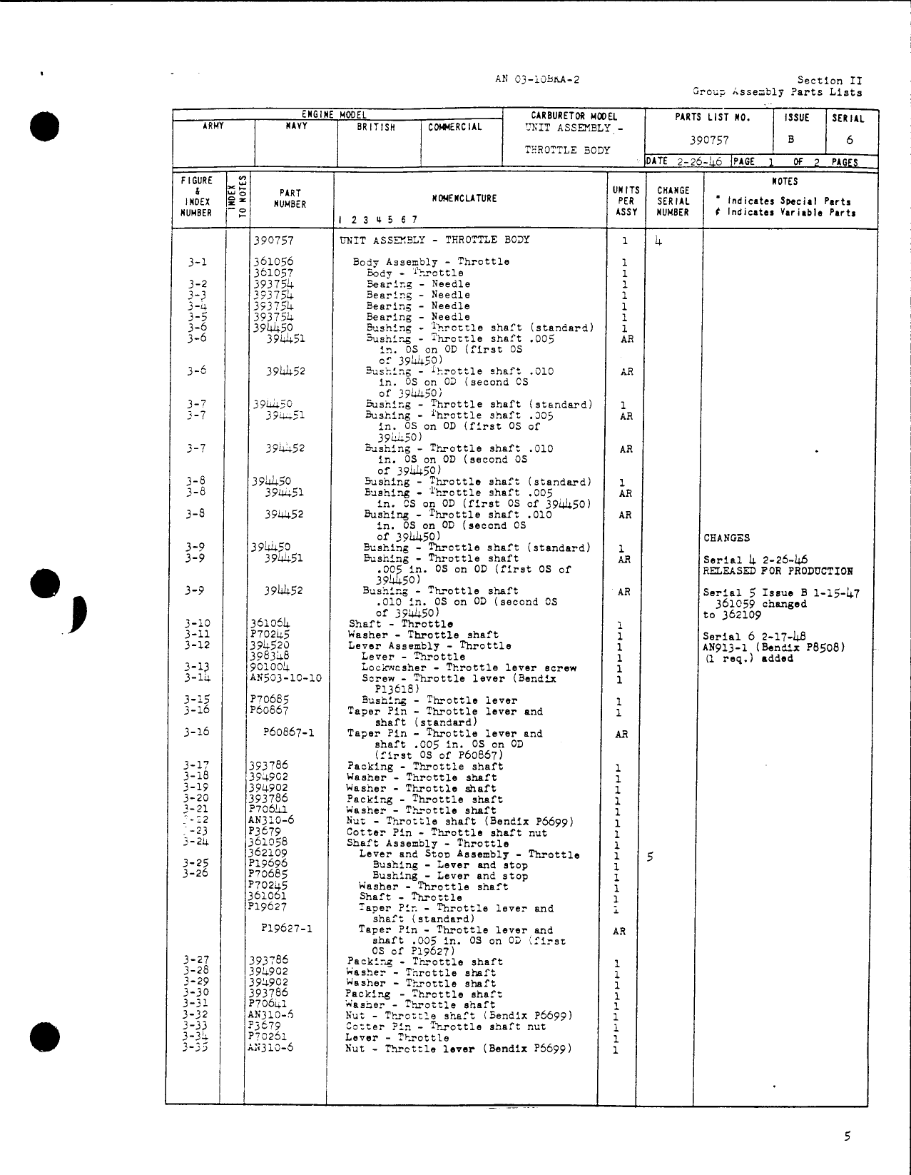 Sample page 7 from AirCorps Library document: Parts Catalog for Speed-Density Fuel Metering System (Bendix)
