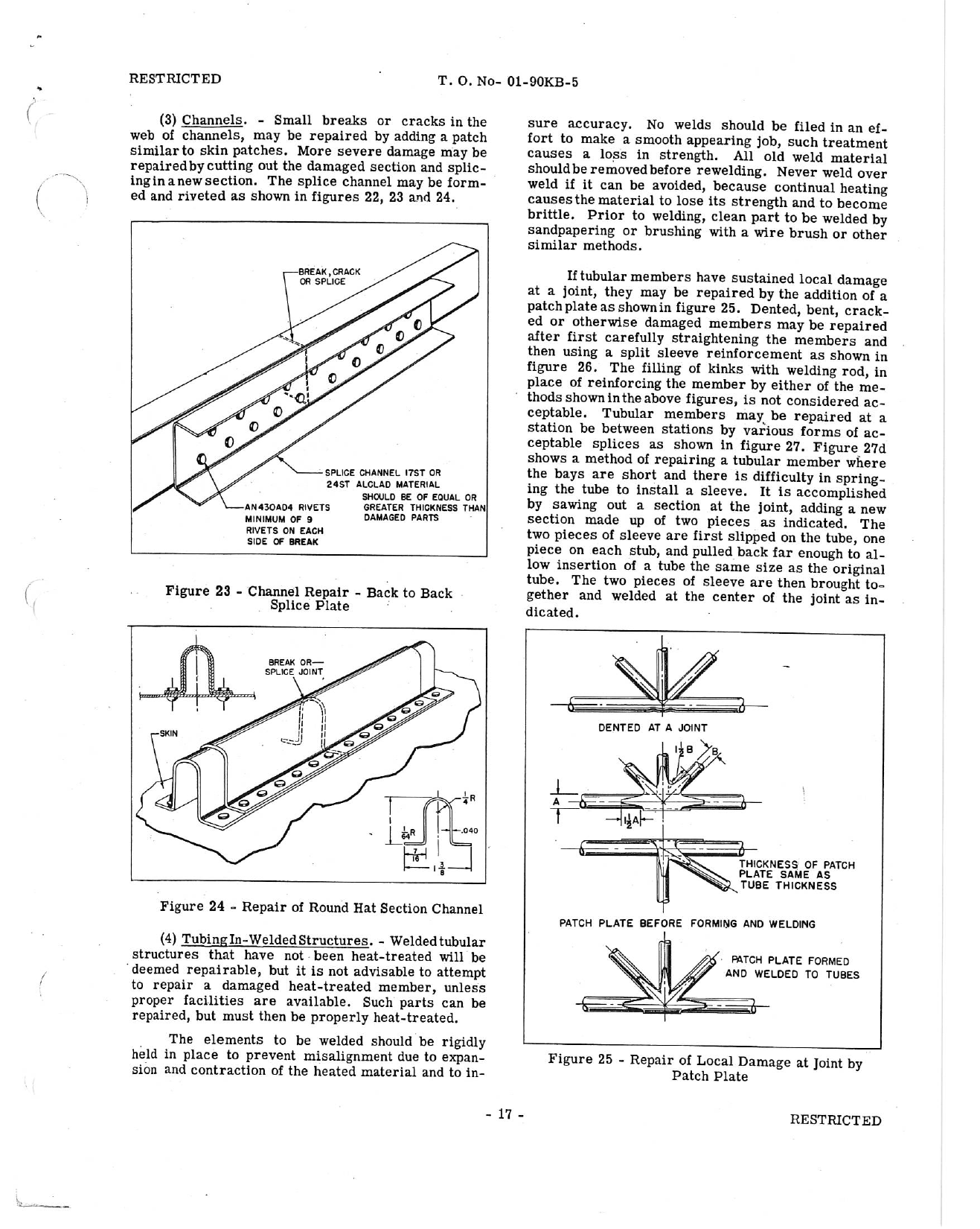 Sample page 21 from AirCorps Library document: Structural Repair Instructions - AT-10