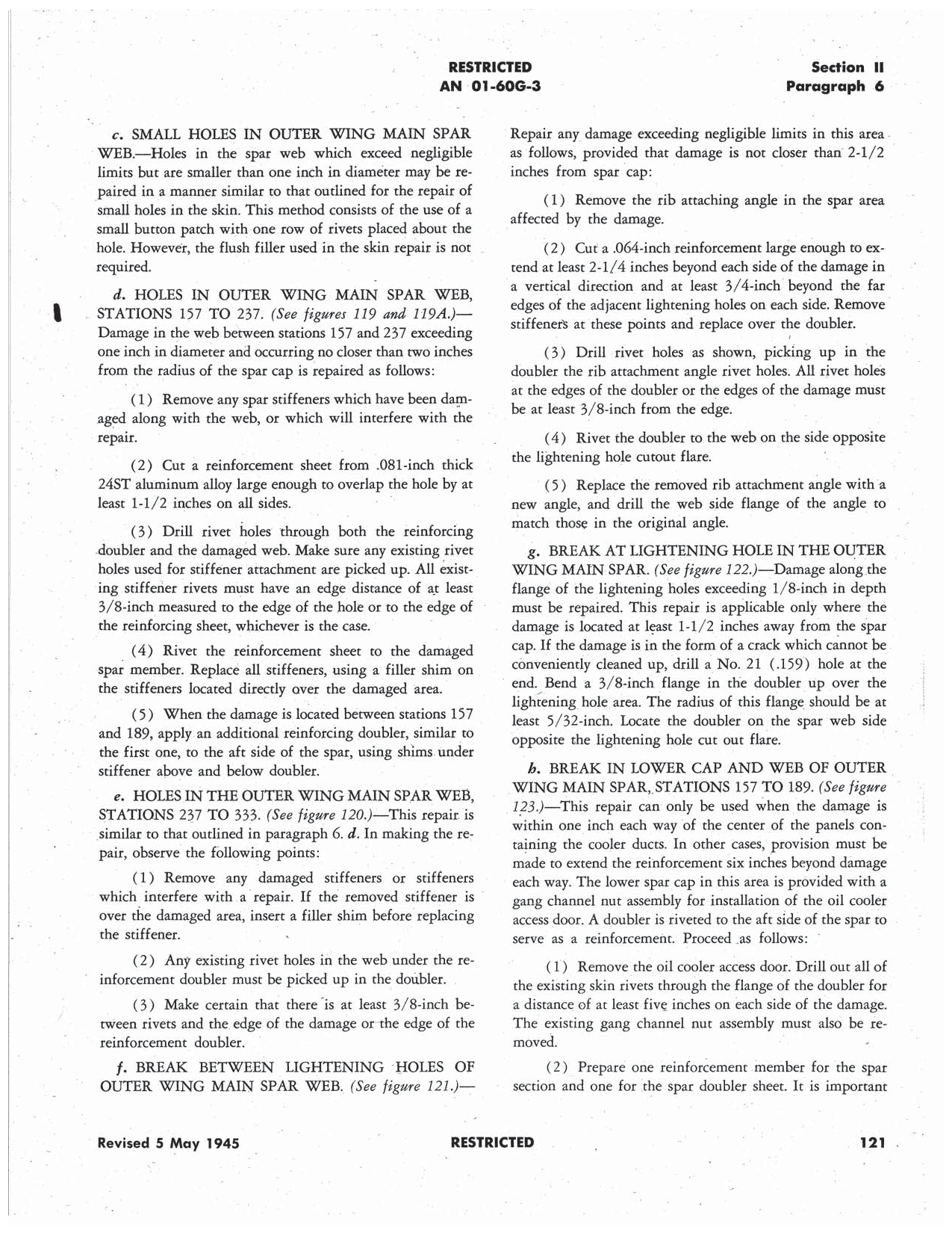 Sample page 148 from AirCorps Library document: Structural Repair Instructions - B-25