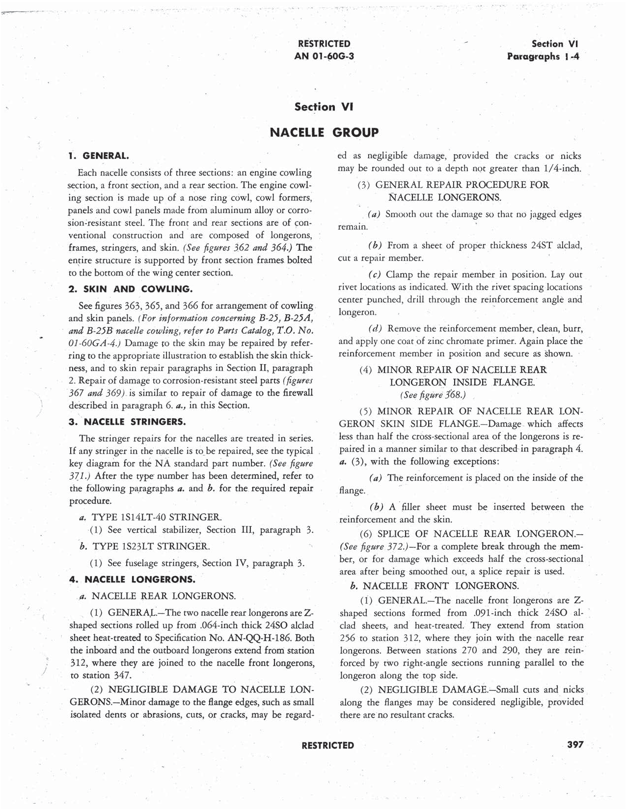 Sample page 430 from AirCorps Library document: Structural Repair Instructions - B-25