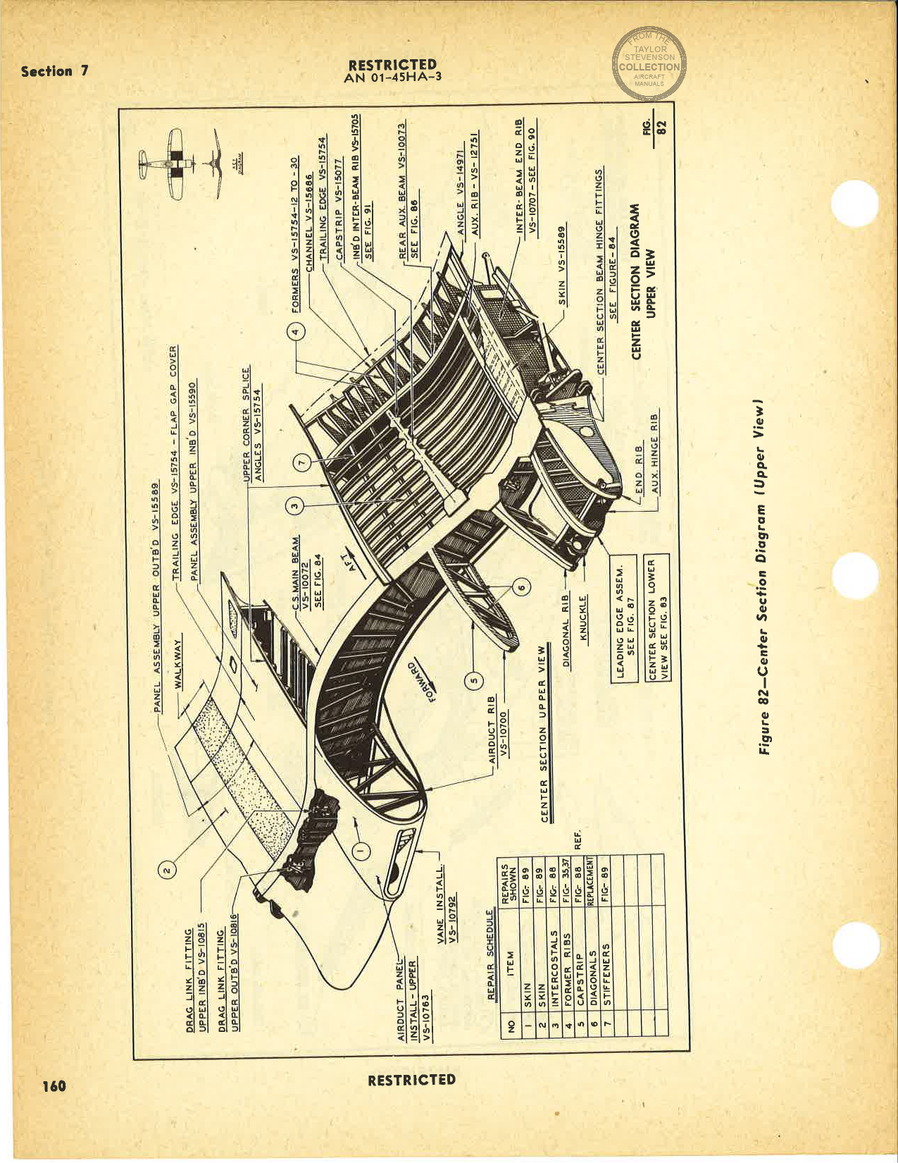 Sample page 184 from AirCorps Library document: Structural Repair Instructions - Corsair