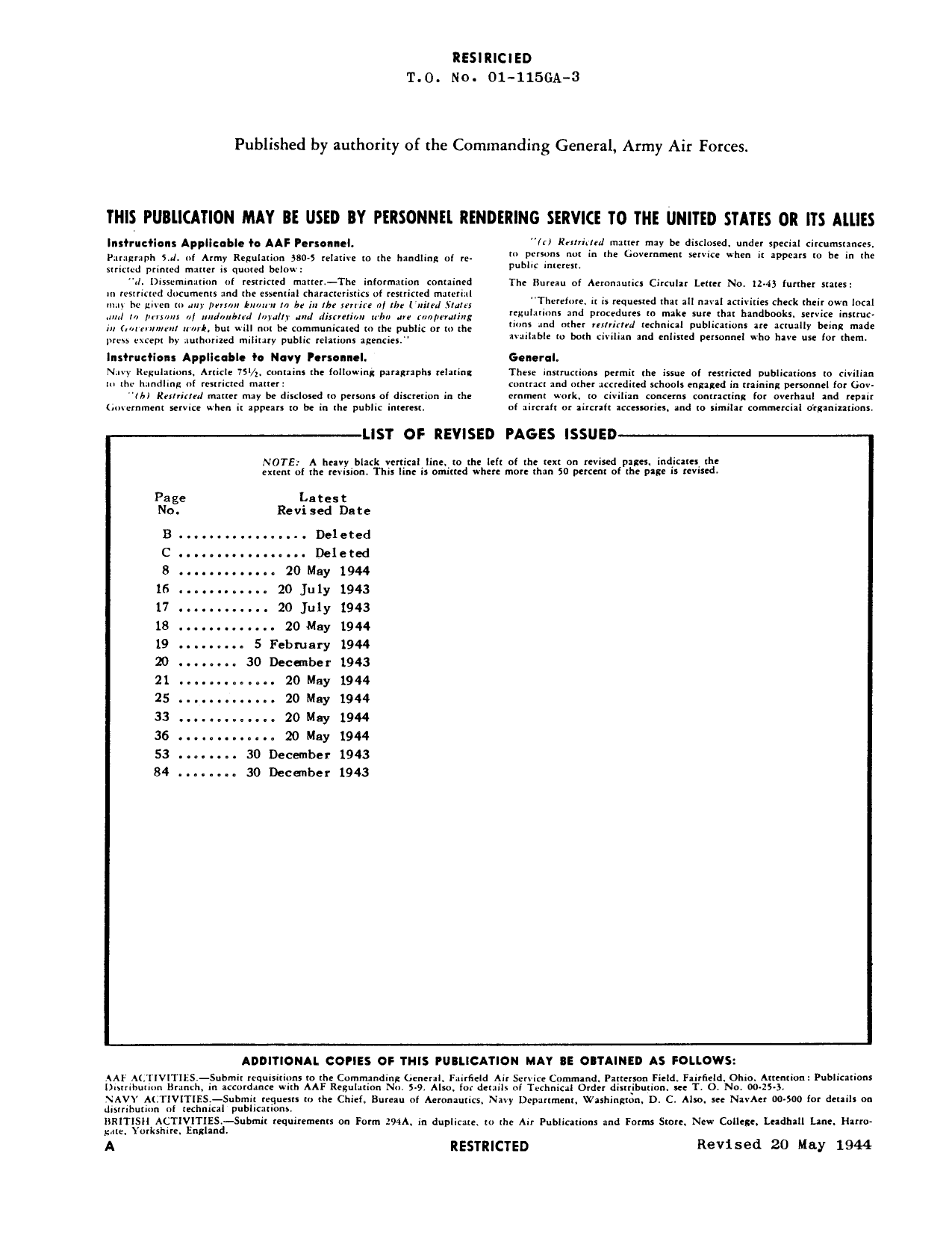 Sample page 2 from AirCorps Library document: Structural Repair Instructions for PT-19 Series