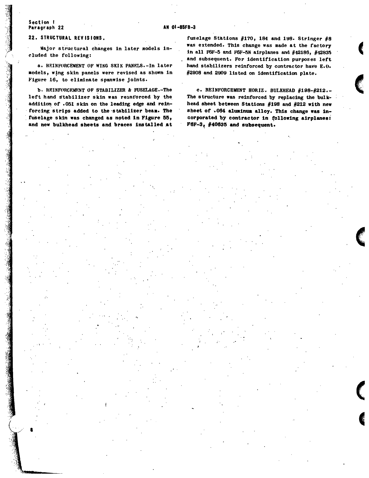 Sample page  15 from AirCorps Library document: Structural Repair - F6F-3, F6F-5