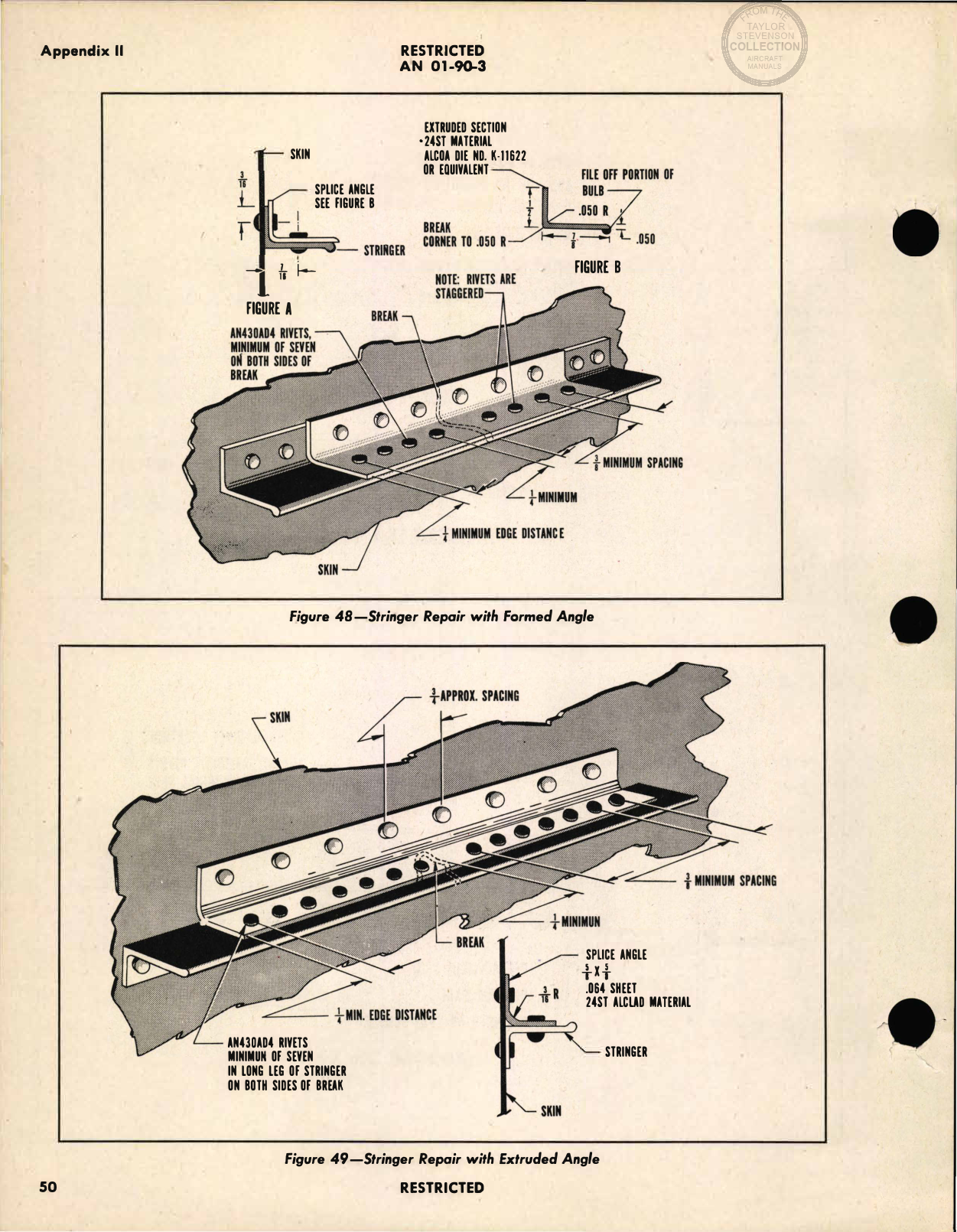 Sample page 49 from AirCorps Library document: Structural Repair Instructions - AT-7 - C-45