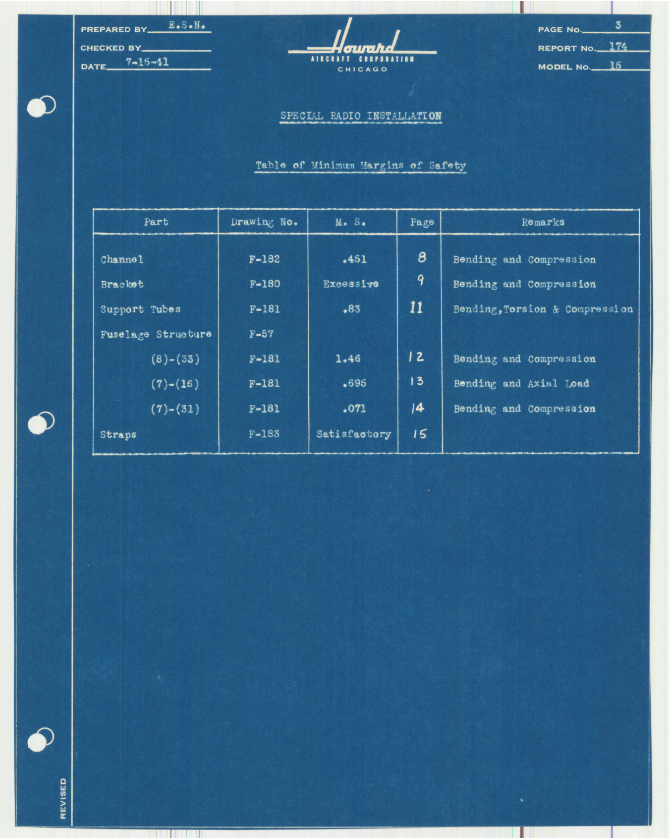 Sample page 4 from AirCorps Library document: Report 174, Special Radio Installation, DGA-15
