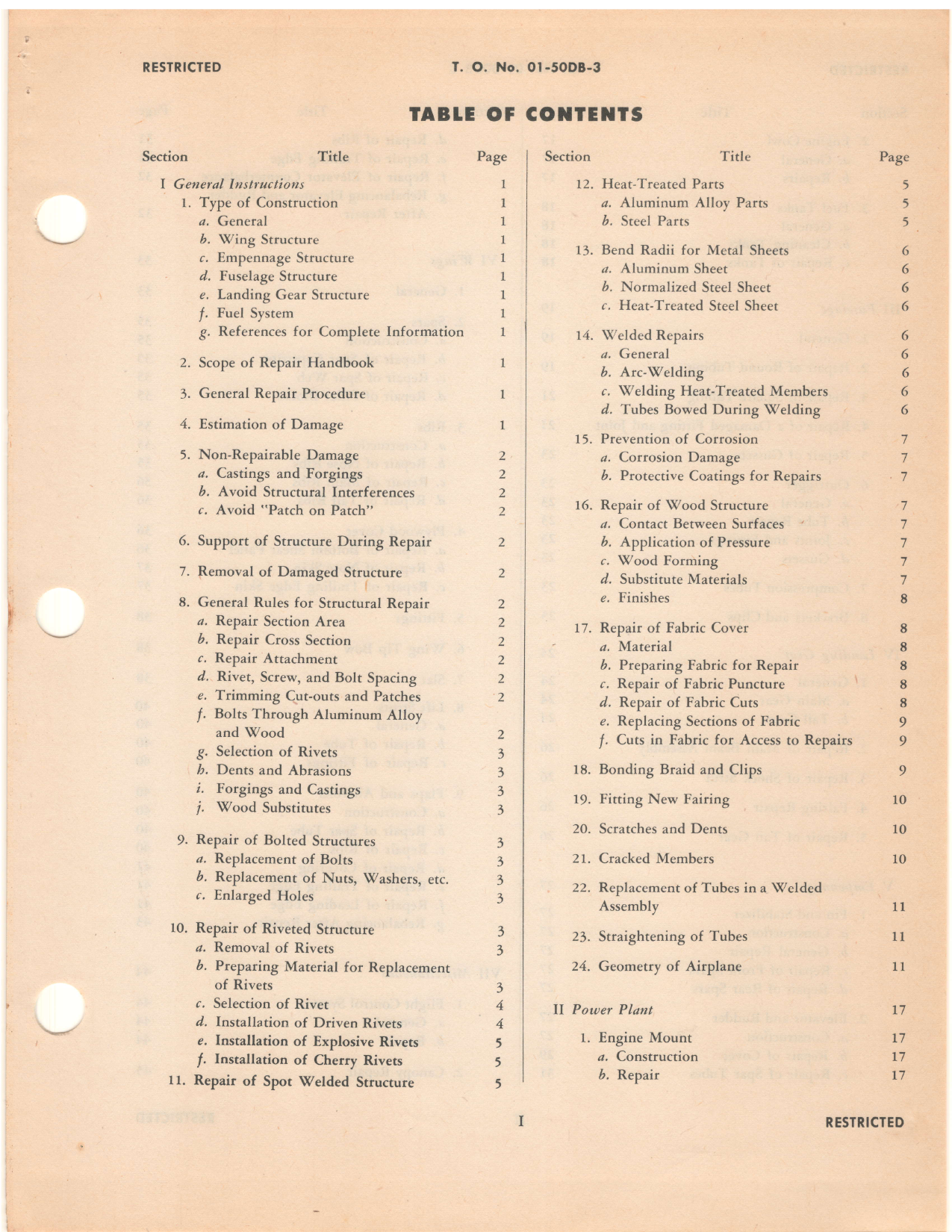 Sample page 3 from AirCorps Library document: Structural Repair Instructions - L-5