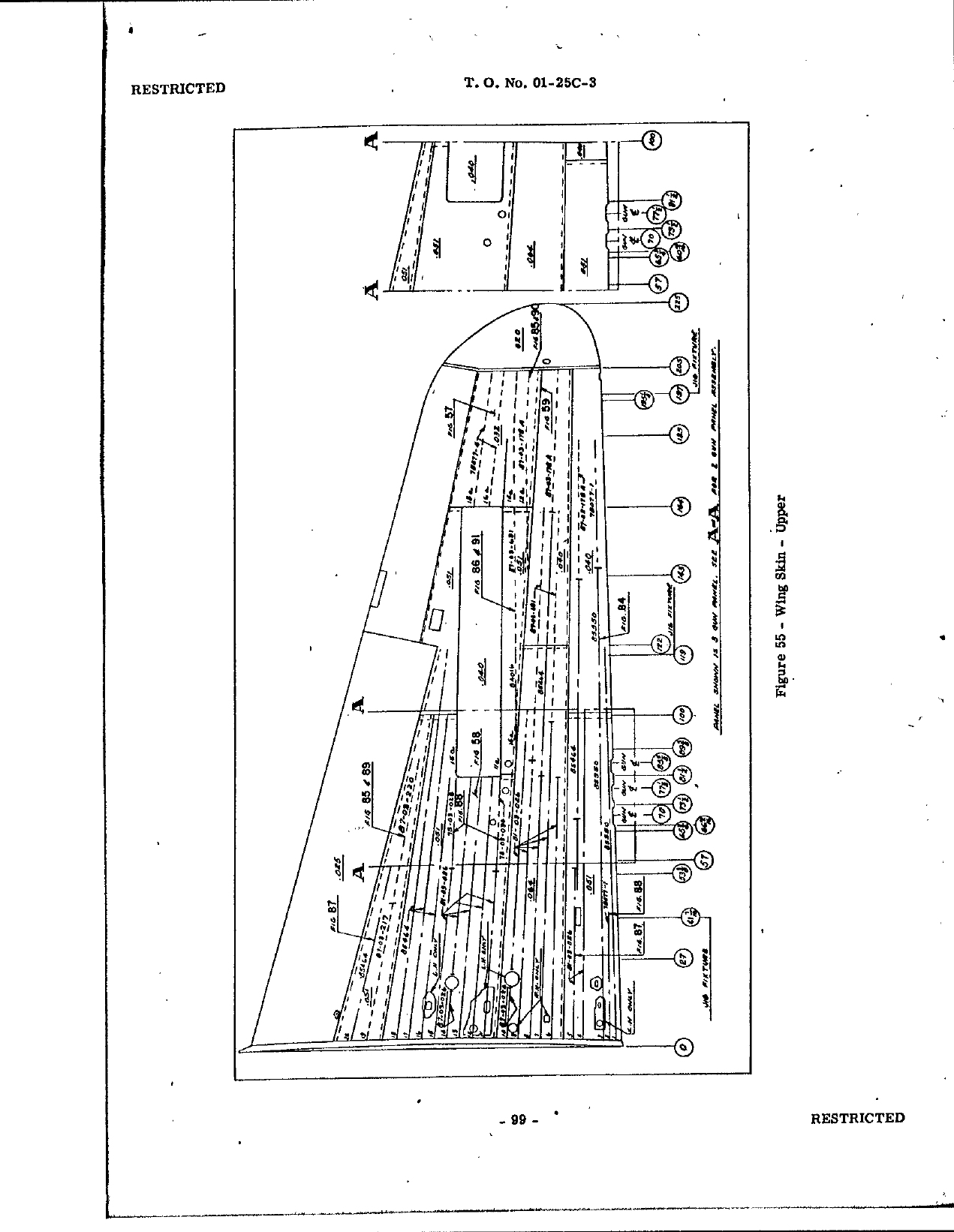 Sample page 94 from AirCorps Library document: Structural Repair Instructions - P-40D, P-40E, P-40F