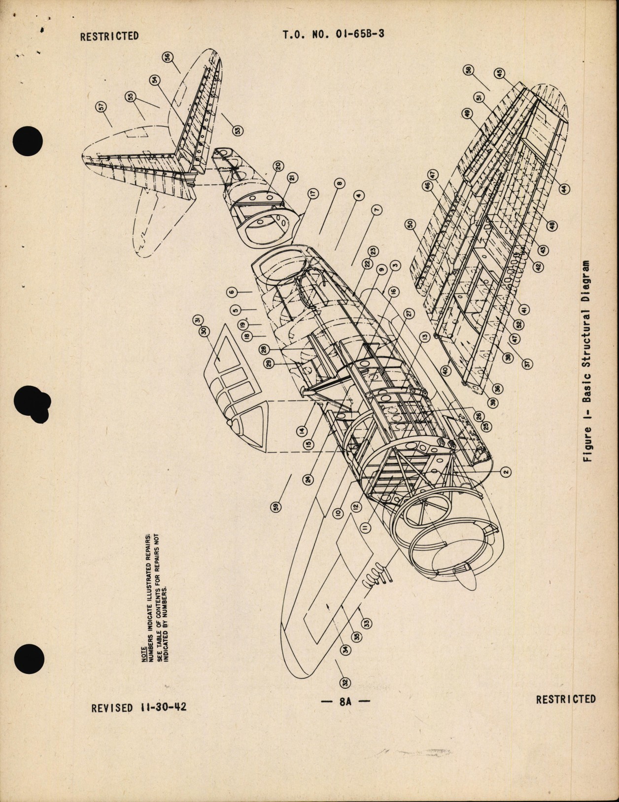 Sample page 11 from AirCorps Library document: Structural Repair Instructions for Army Model P-47 Series