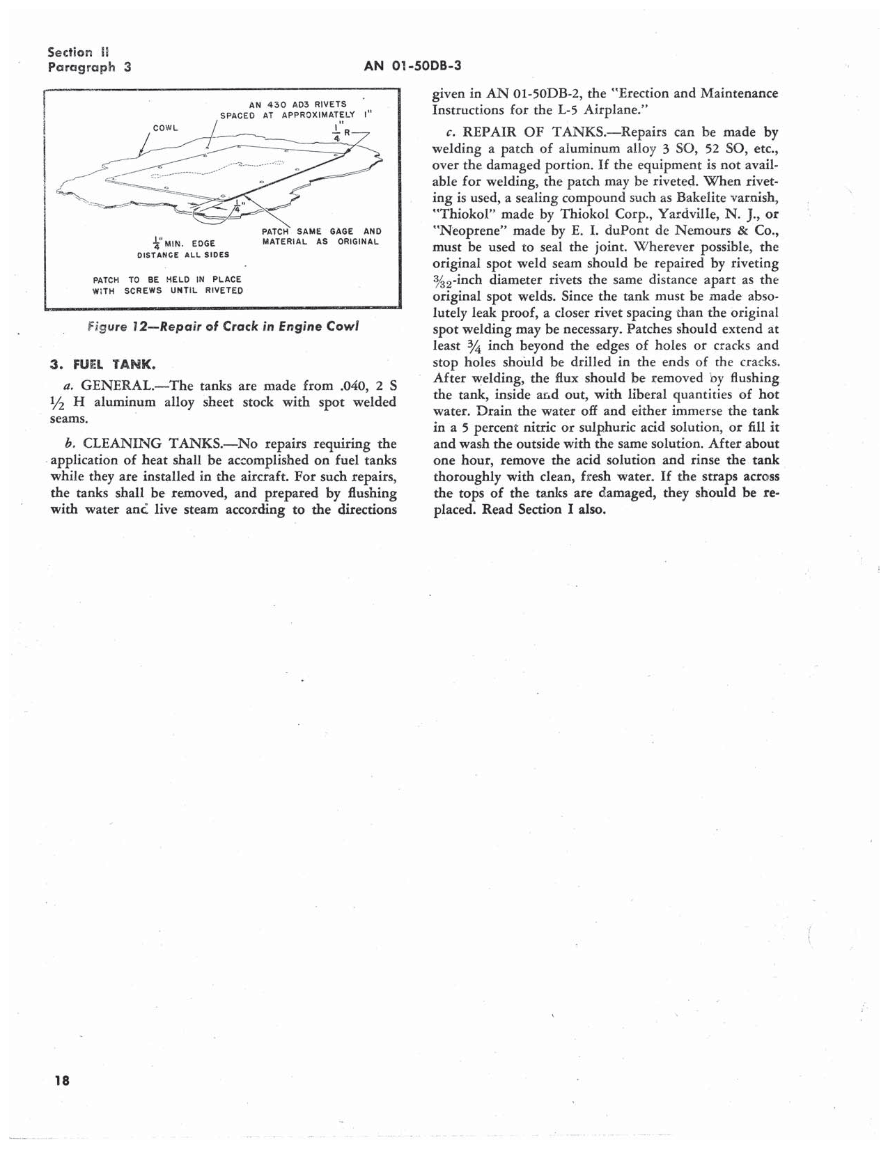 Sample page 24 from AirCorps Library document: Structural Repair Instructions - L-5 OY-1 OY-2