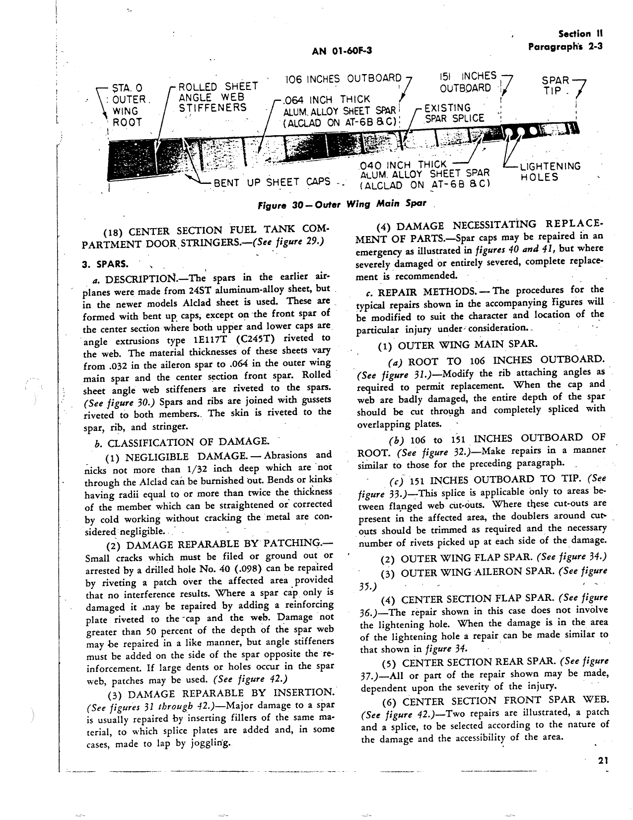 Sample page 29 from AirCorps Library document: Structural Repair Instructions - T-6, SNJ-3, SNJ-4, SNJ-5