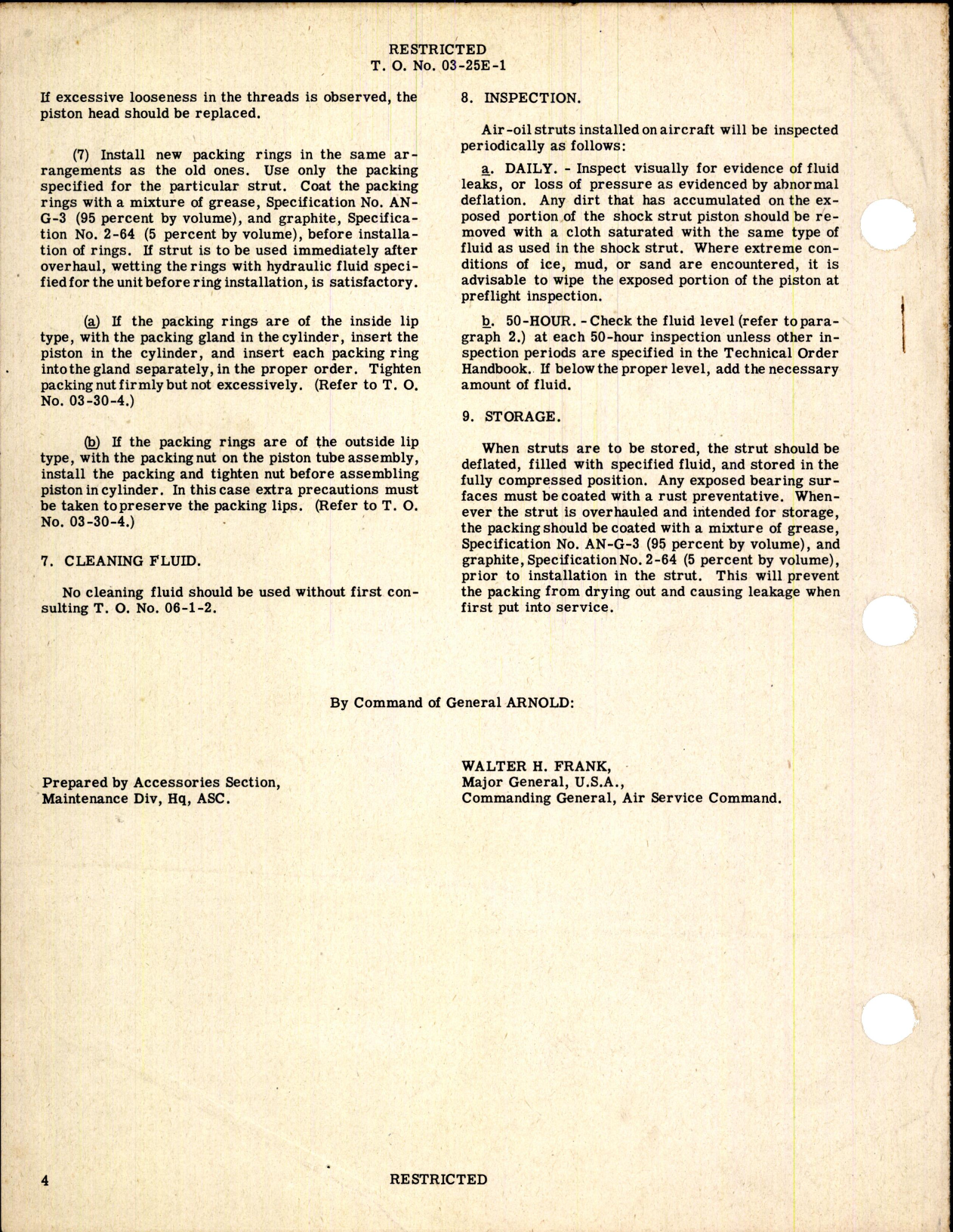 Sample page 4 from AirCorps Library document: Shock Struts - Air-Oil Shock Absorber Struts