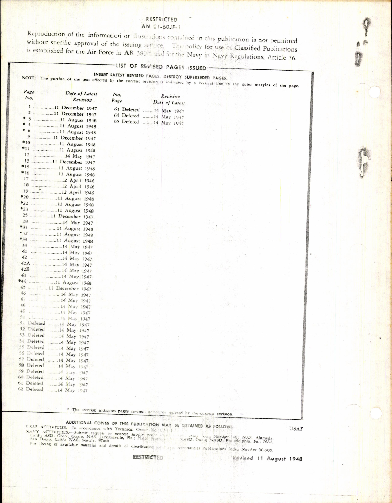 Sample page 2 from AirCorps Library document: Handbook Flight Operating Instructions for F-51H-1, -5, -10