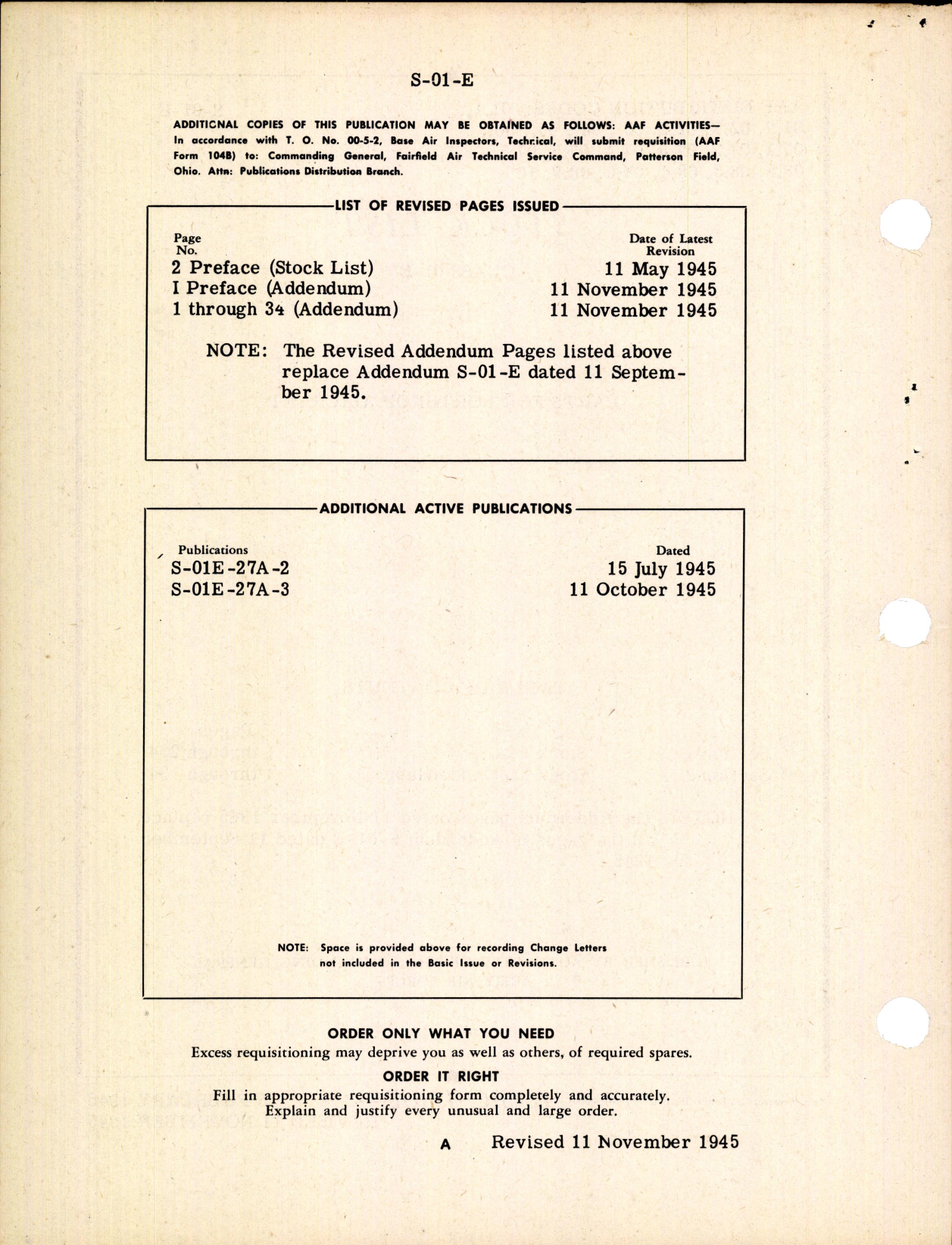 Sample page 2 from AirCorps Library document: Stock List - Parts for Northrop Aircraft