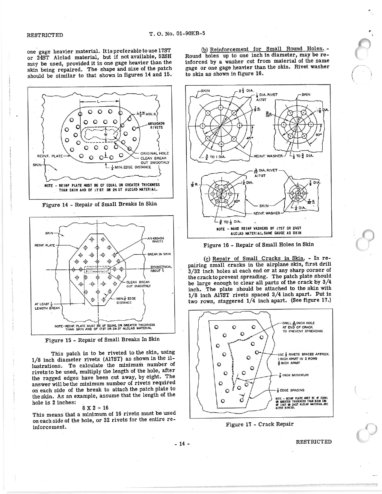 Sample page 18 from AirCorps Library document: Structural Repair Instructions: AT-10