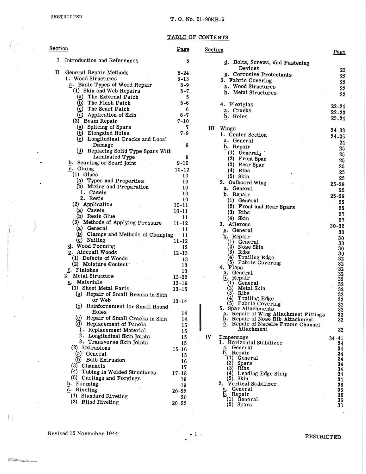 Sample page 3 from AirCorps Library document: Structural Repair Instructions: AT-10