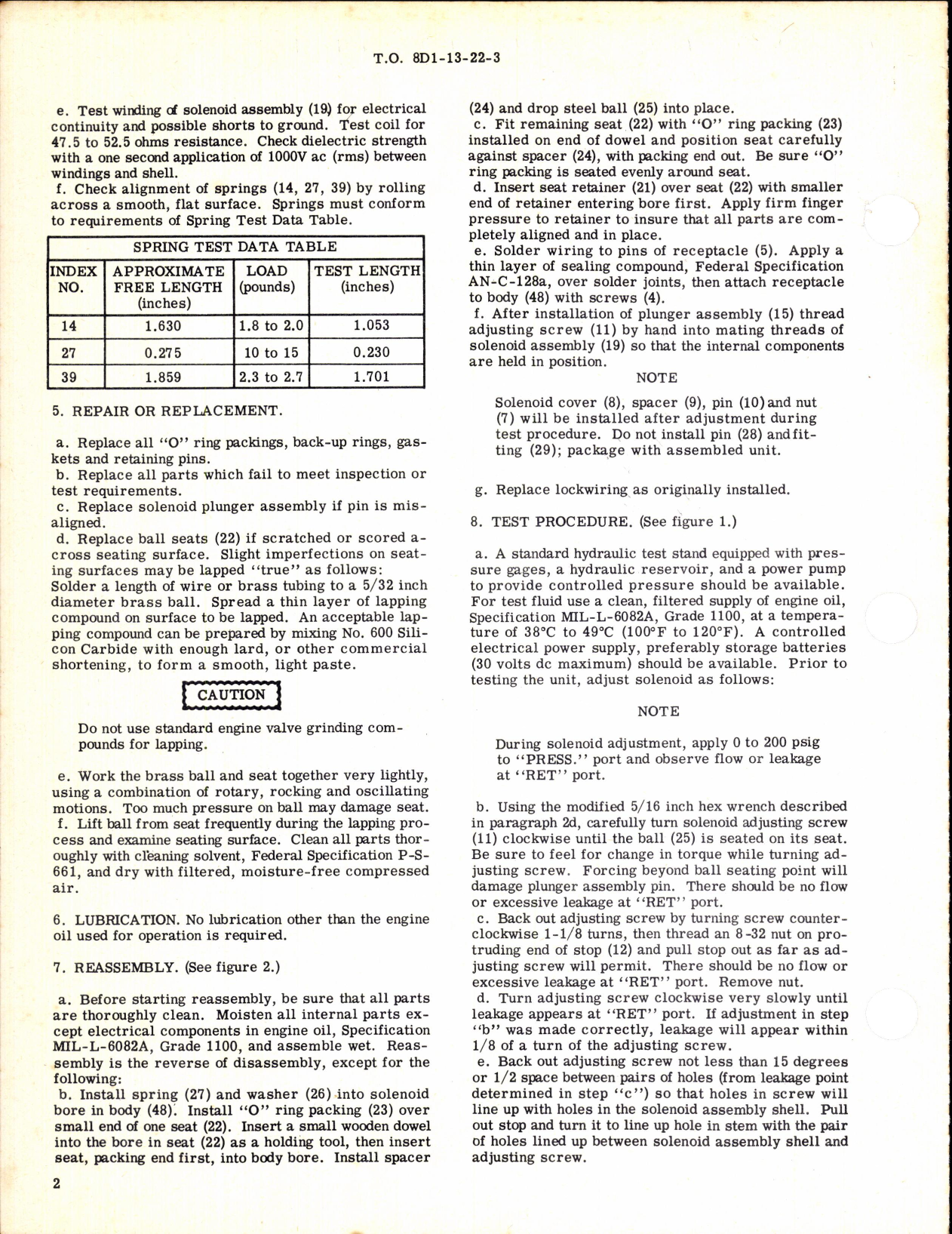 Sample page 2 from AirCorps Library document: Superchargher Actuators 25805 and 25805-2