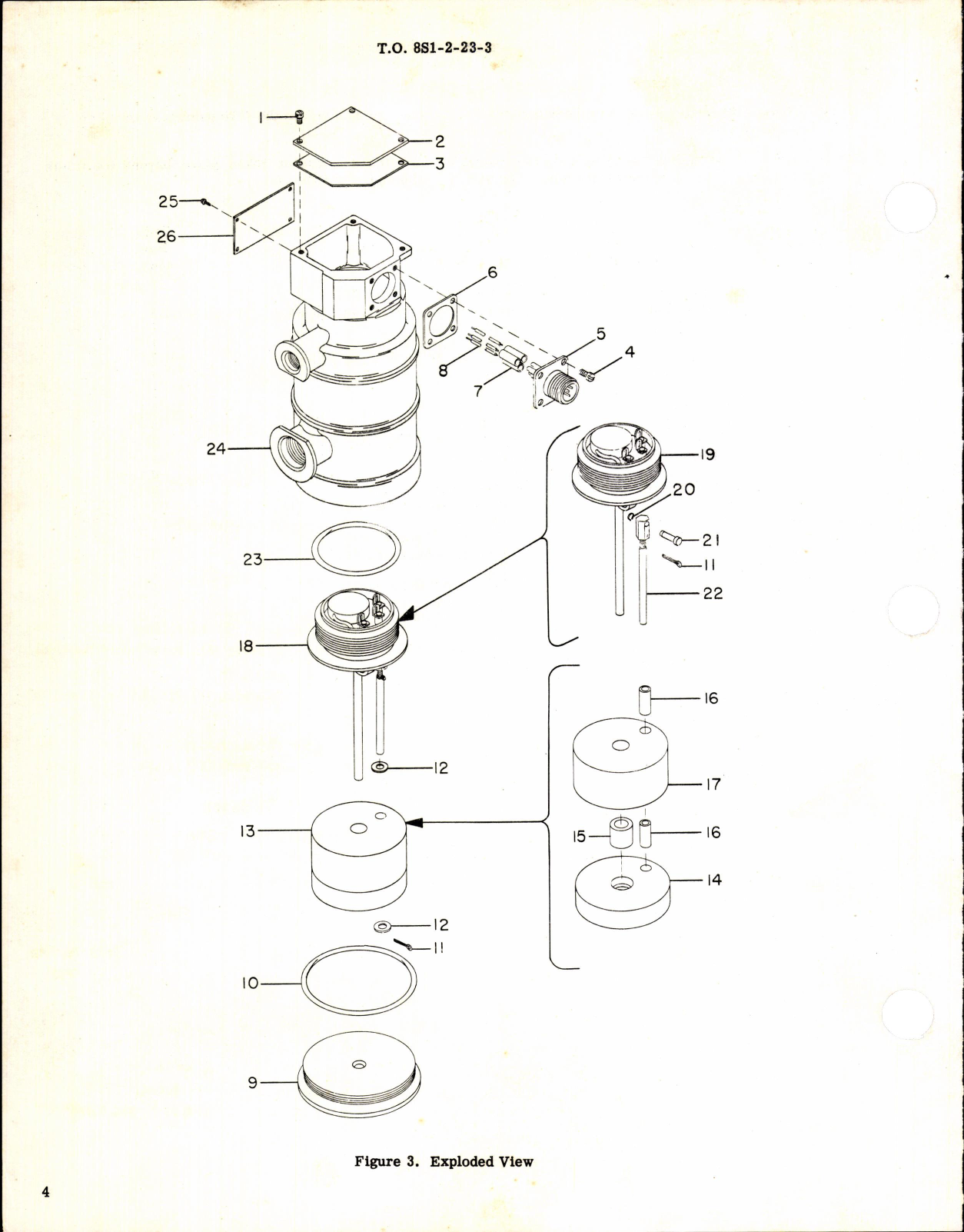 Sample page 4 from AirCorps Library document: Switch Assembly, In Line Float F-7069