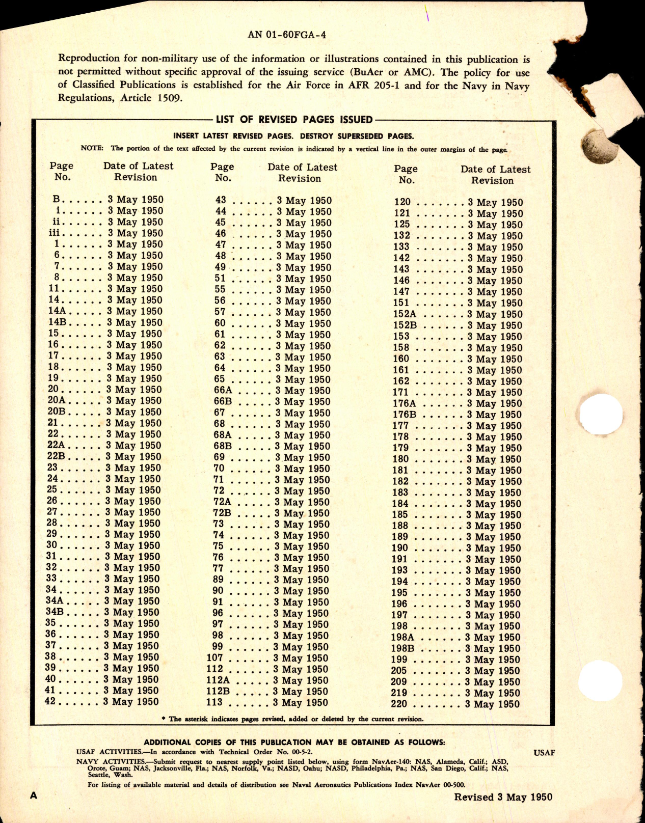 Sample page 2 from AirCorps Library document: Parts Catalog for T-28A Aircraft