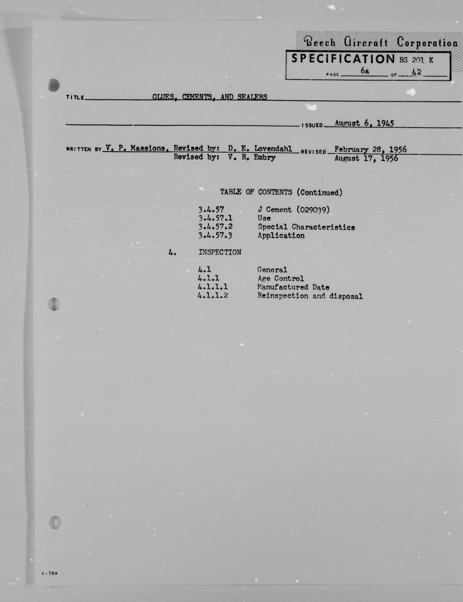 Sample page 8 from AirCorps Library document: Glues, Cements, and Sealants