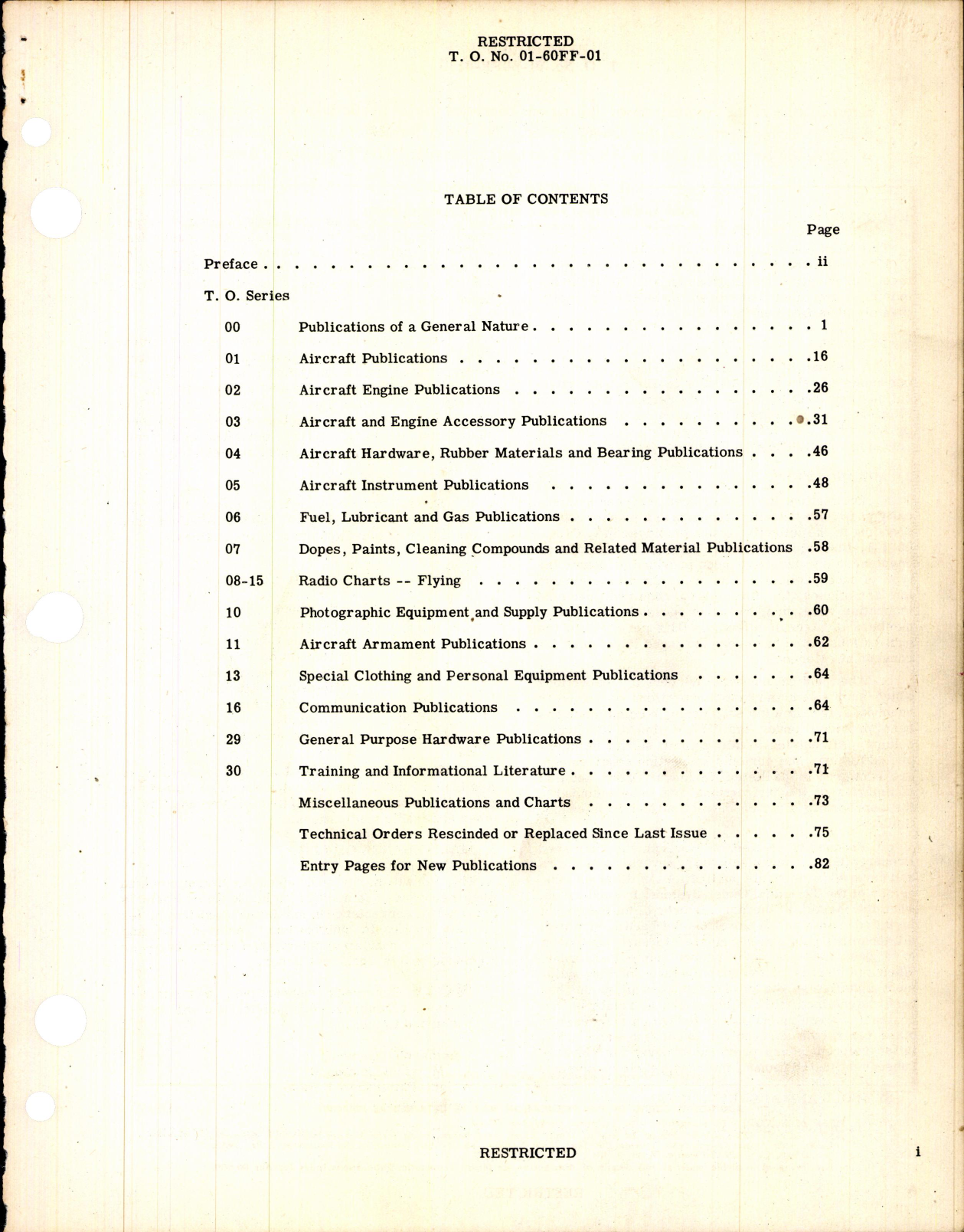 Sample page 3 from AirCorps Library document: List of Applicable Publications for T-6D, & T-6F 