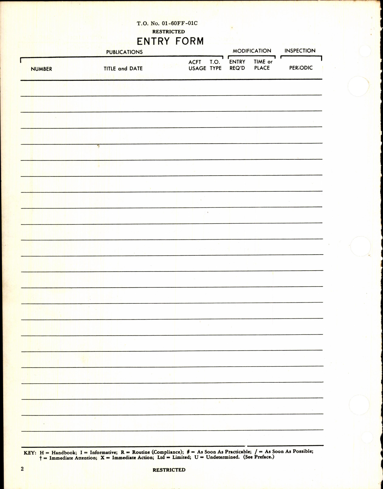 Sample page 2 from AirCorps Library document: Cumulative Supplement List of Applicable Publications for T-6