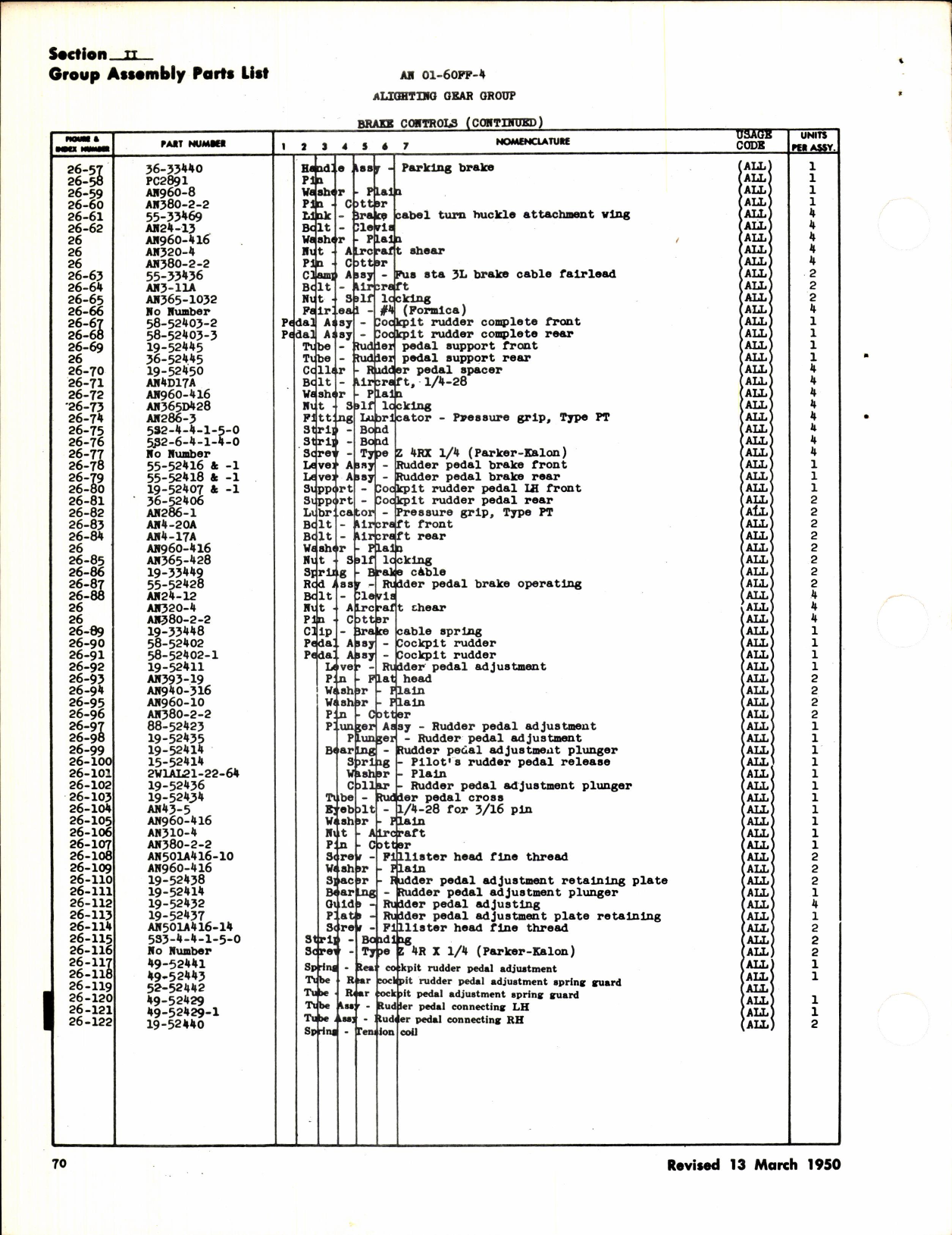 Sample page 4 from AirCorps Library document: Parts Catalog for T-6D, T-6F, SNJ-5, and SNJ-6