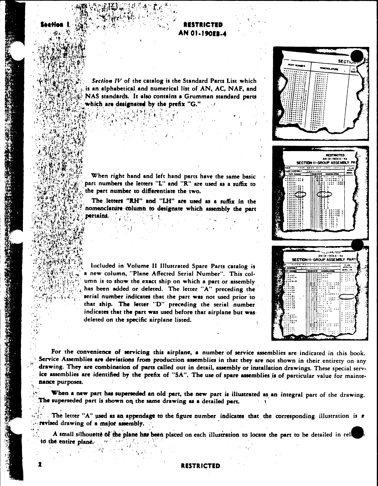 Sample page 10 from AirCorps Library document: Aircraft Parts Catalog TBM-3 (1 of 3)