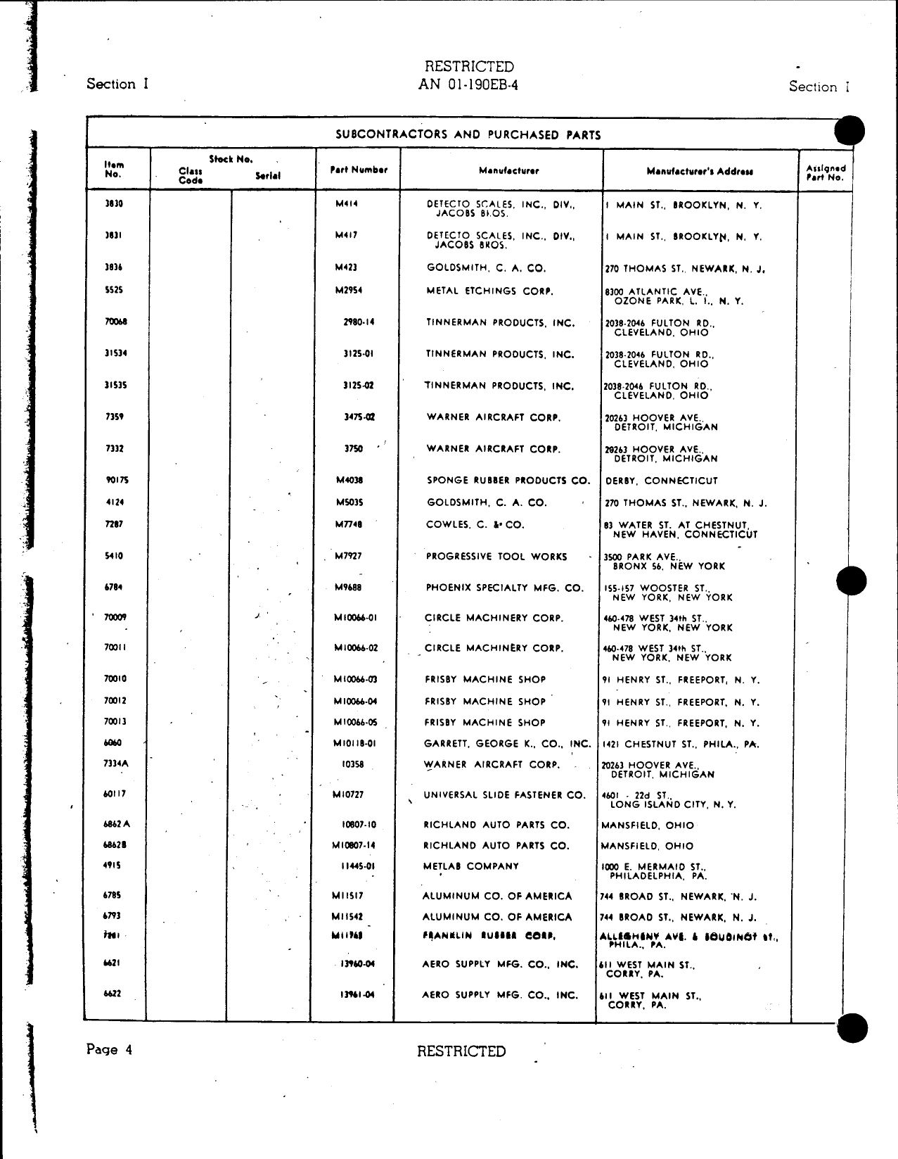 Sample page 12 from AirCorps Library document: Aircraft Parts Catalog TBM-3 (1 of 3)