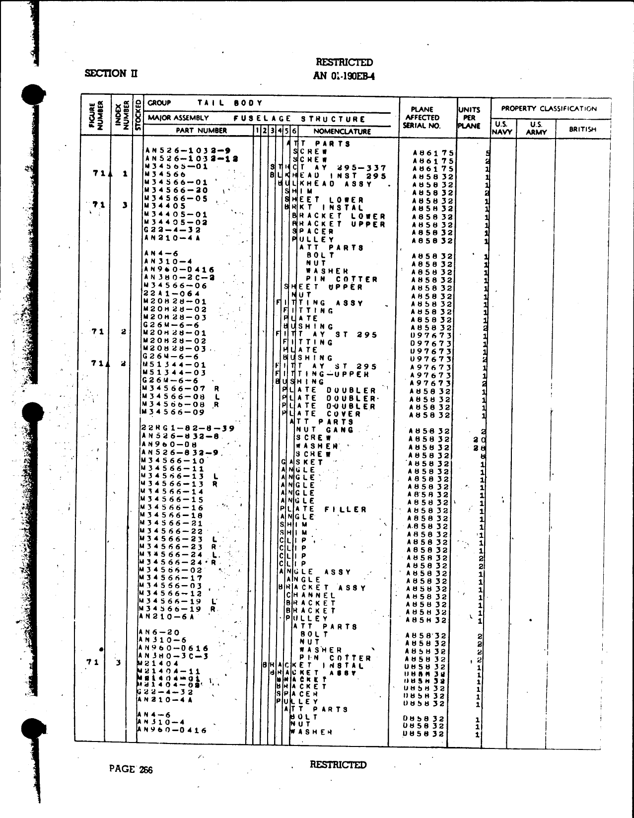 Sample page 5 from AirCorps Library document: Aircraft Parts Catalog TBM-3 (2 of 3)