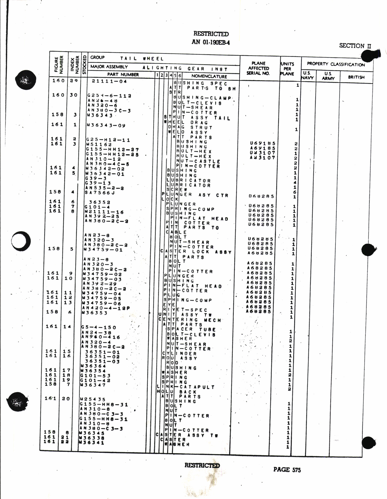 Sample page 8 from AirCorps Library document: Aircraft Parts Catalog TBM-3 (3 of 3)