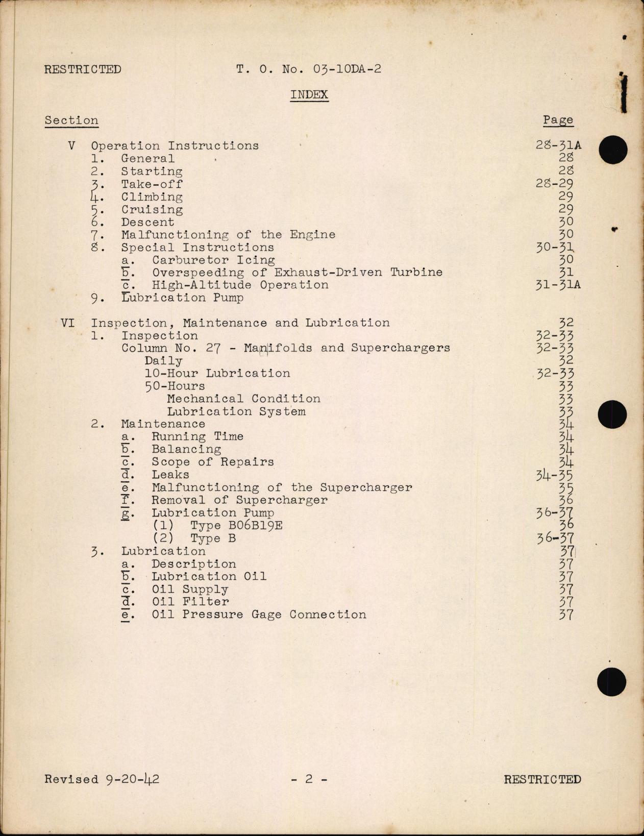 Sample page  4 from AirCorps Library document: Turbine Driven Superchargers - Operation & Service Instruction - 03-10DA-2