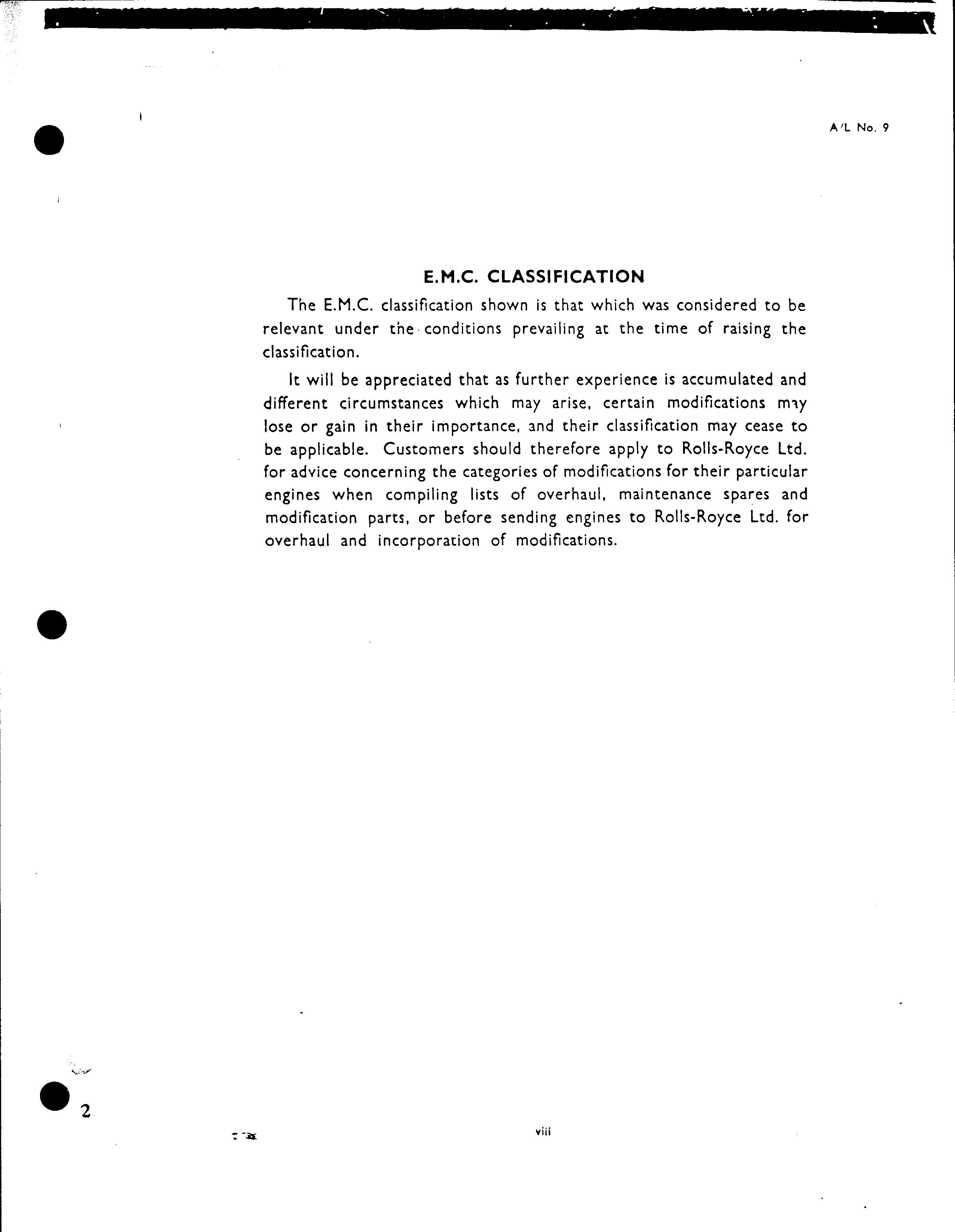Sample page 10 from AirCorps Library document: Numerical List of Modifications to Rolls Royce Merlin Engines