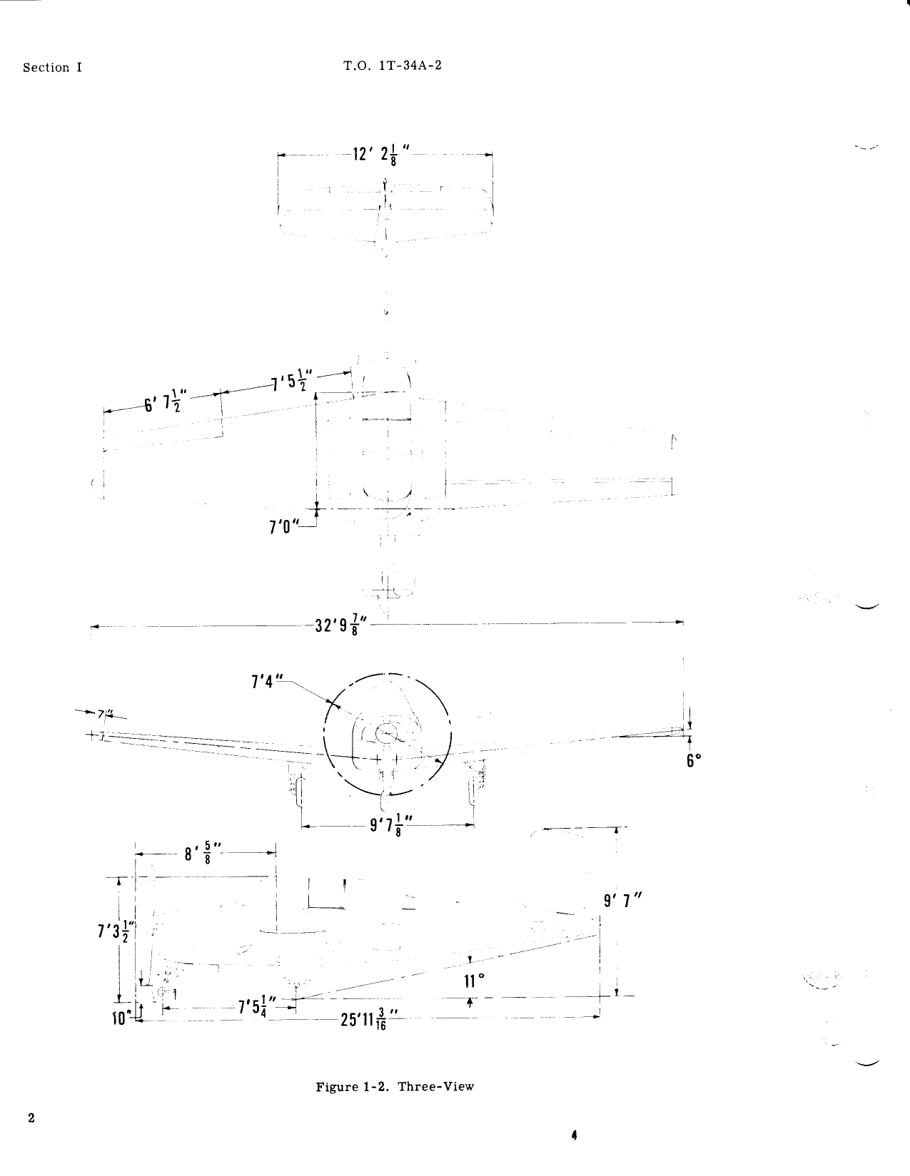 Sample page 14 from AirCorps Library document: Maintenance Manual for T-34A Aircraft