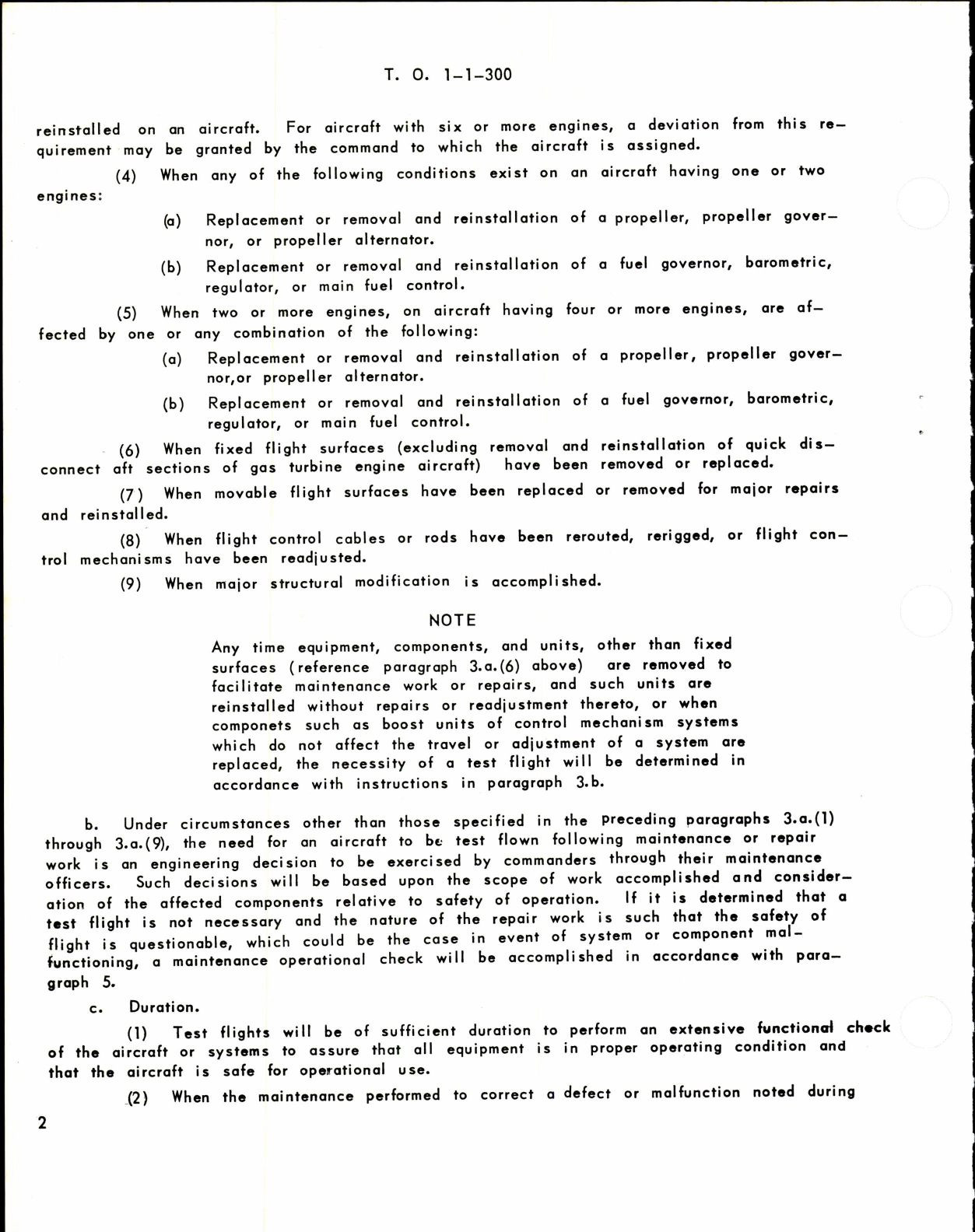 Sample page 2 from AirCorps Library document: Test Flight and Operational Checks