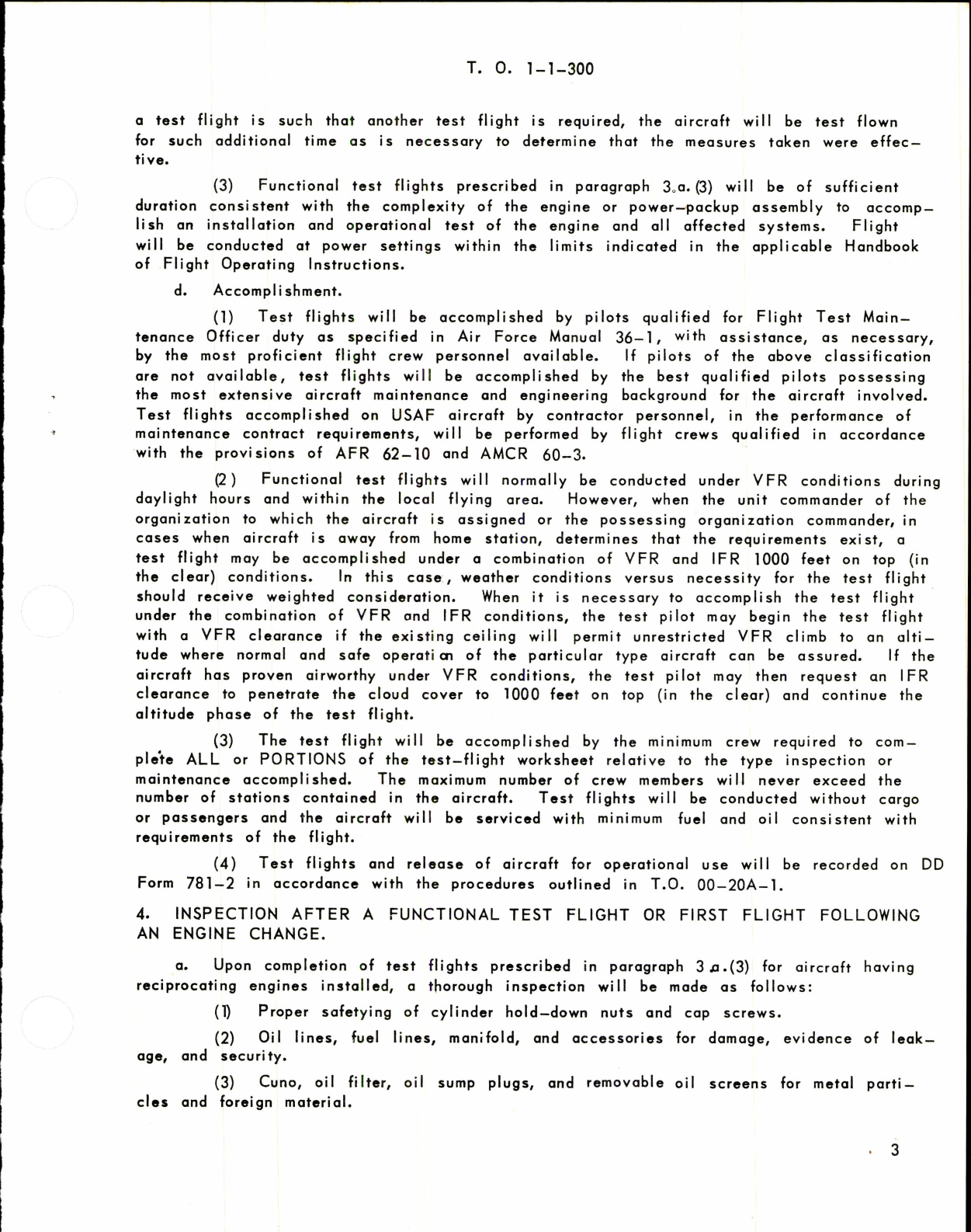 Sample page 3 from AirCorps Library document: Test Flight and Operational Checks