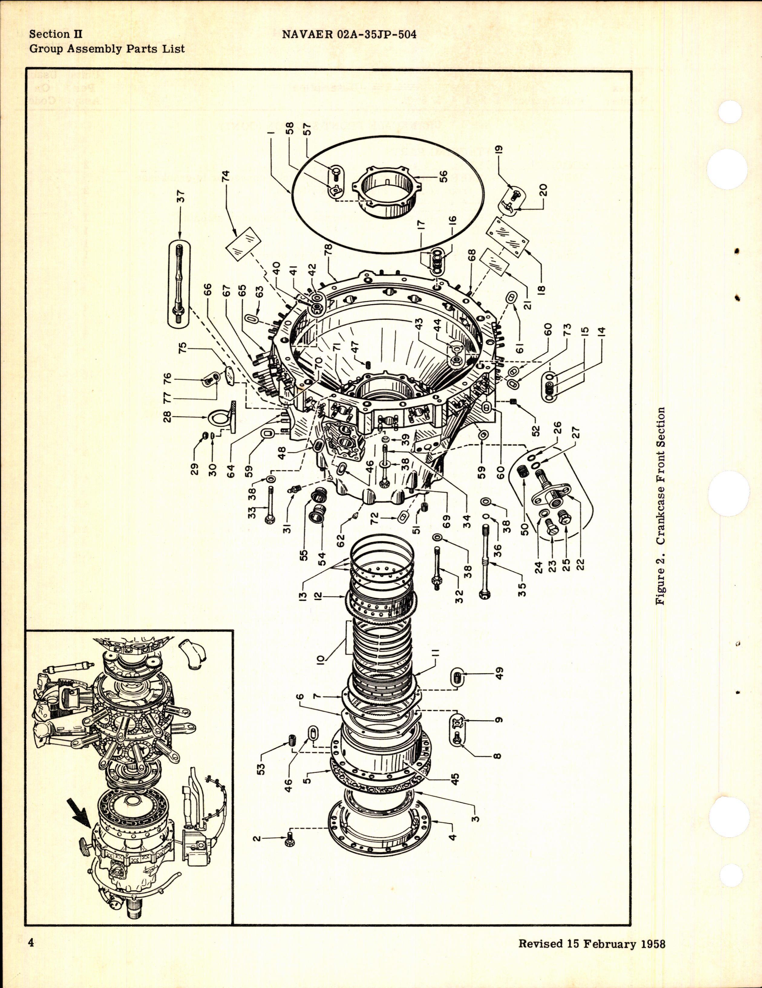 Sample page 4 from AirCorps Library document: Illustrated Parts Breakdown for R-3350-26WB Engine