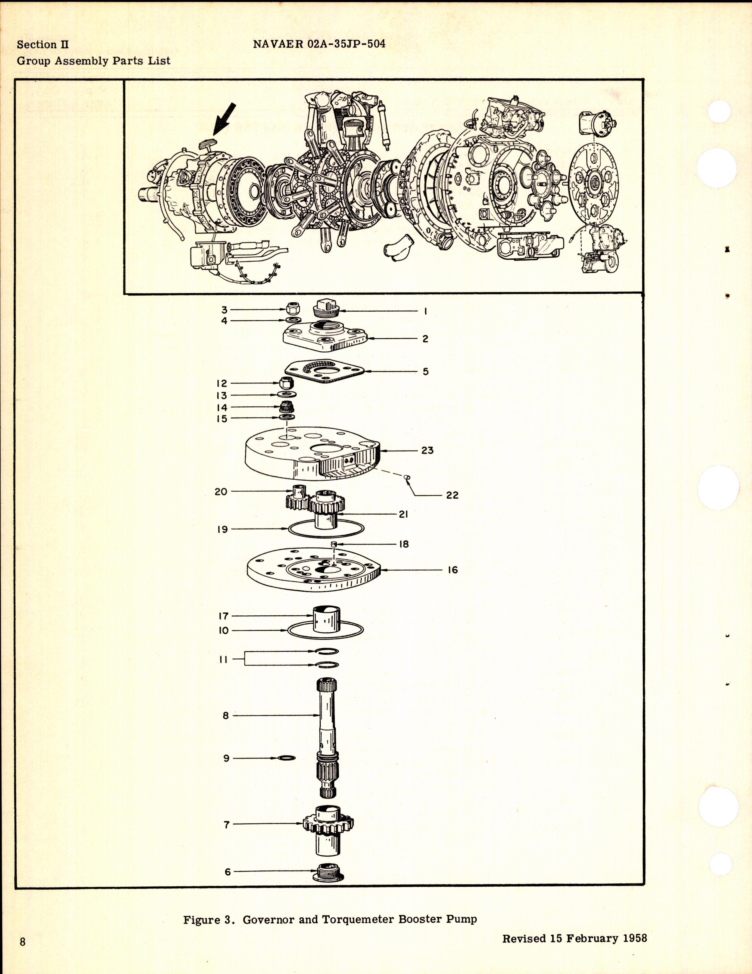 Sample page 8 from AirCorps Library document: Illustrated Parts Breakdown for R-3350-26WB Engine