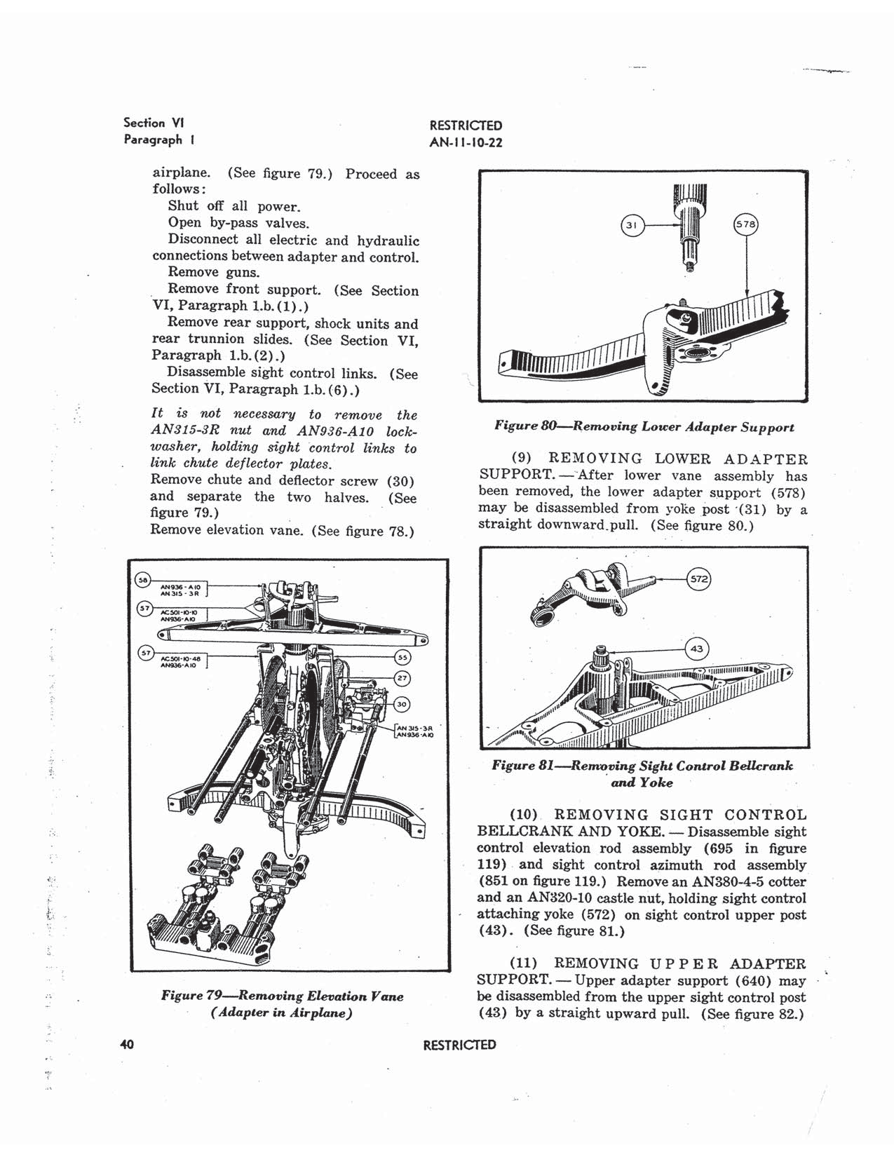 Sample page 40 from AirCorps Library document: Twin Gun Mount Assembly - Type M-7 - Bell