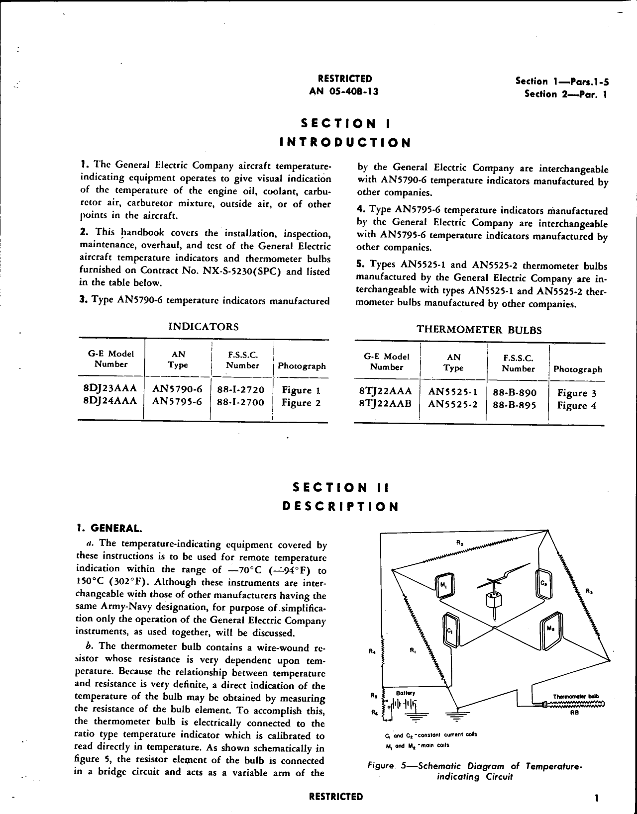 Sample page 7 from AirCorps Library document: Instal, Oper, Serv, & Ovh Inst with PC for Thermometer Indicator and Bulbs