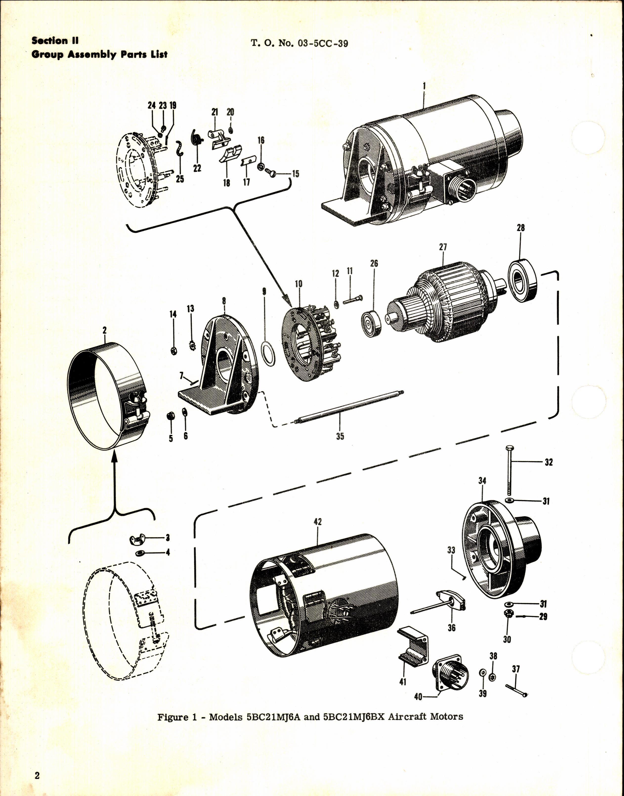 Sample page 4 from AirCorps Library document: Parts Catalog for General Electric Series 5BC21 Aircraft Motor
