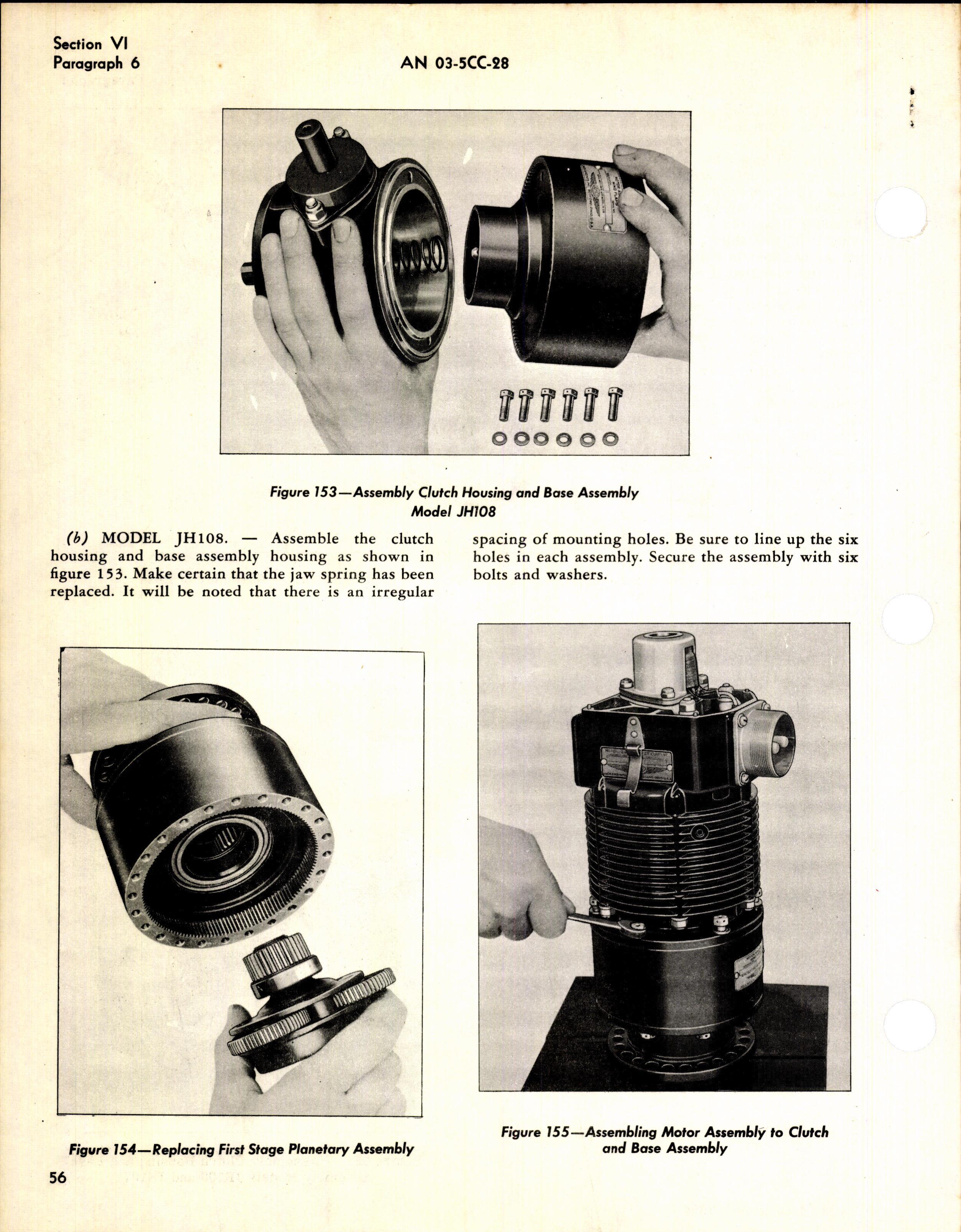 Sample page 6 from AirCorps Library document: Operation, Service, & Overhaul Inst w/ Parts Catalog for Jack & Heintz Retracting Motors