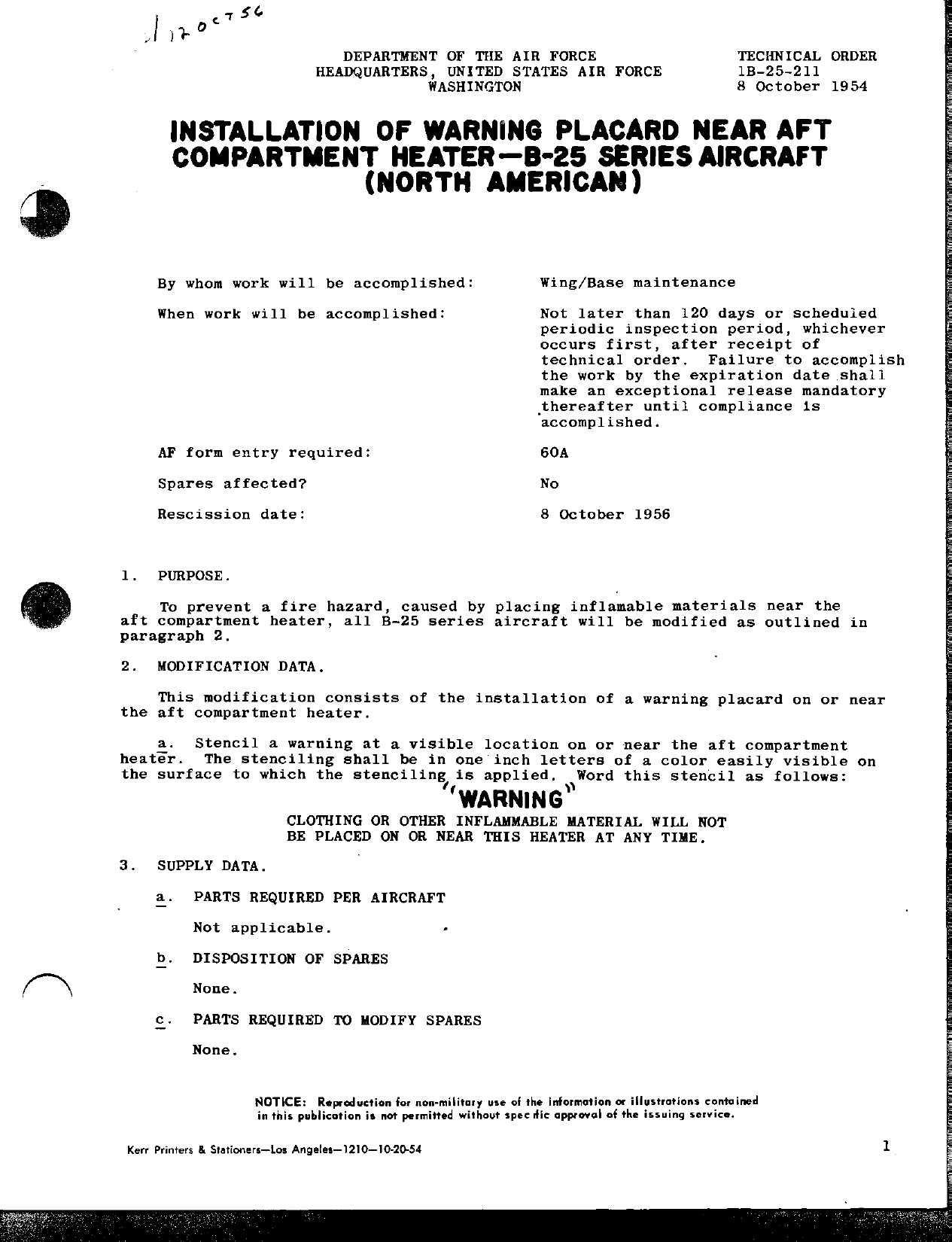 Sample page 249 from AirCorps Library document: Technical Orders - B-25 - Part 1