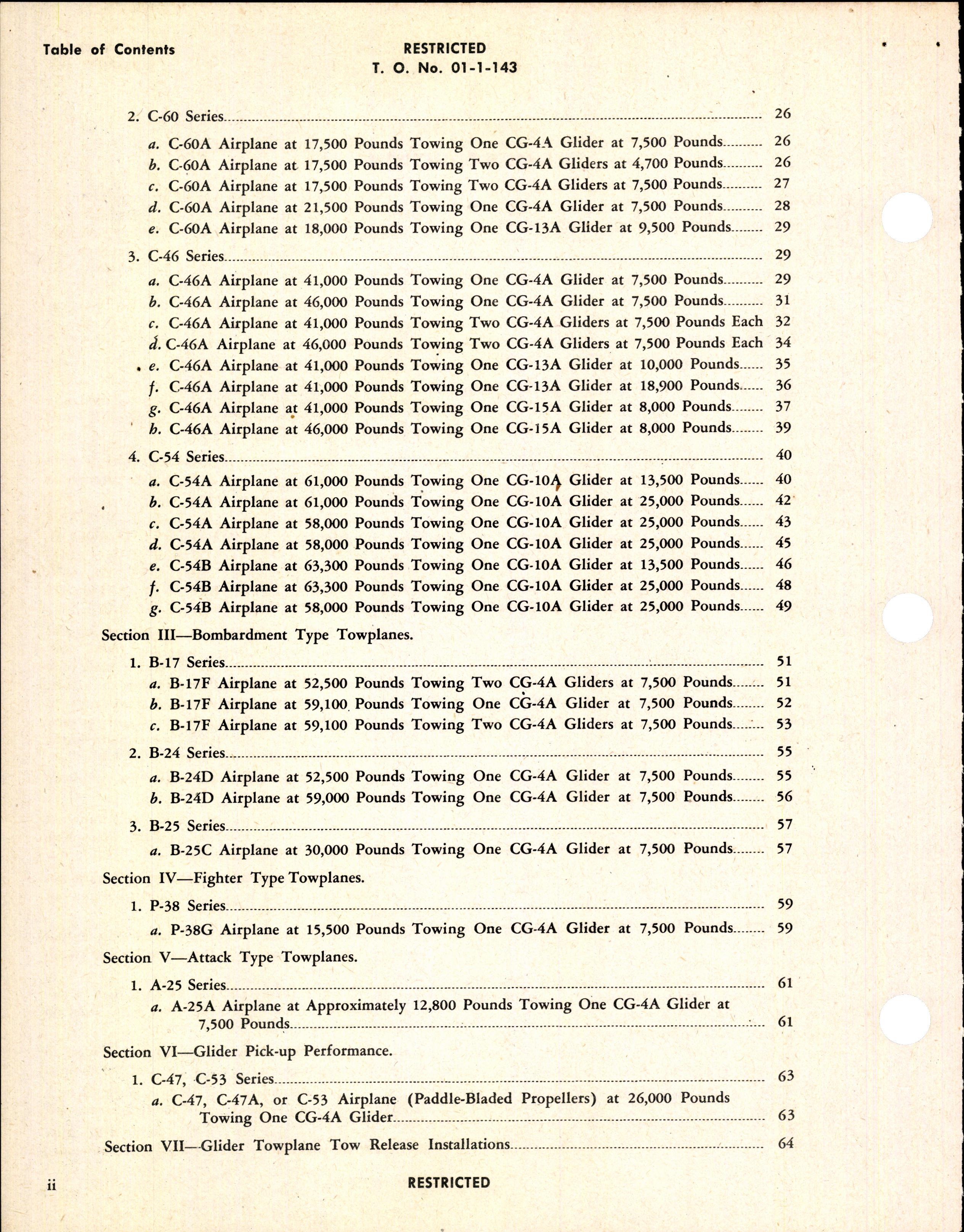 Sample page 4 from AirCorps Library document: Basic Information for Towplane-Glider Combinations