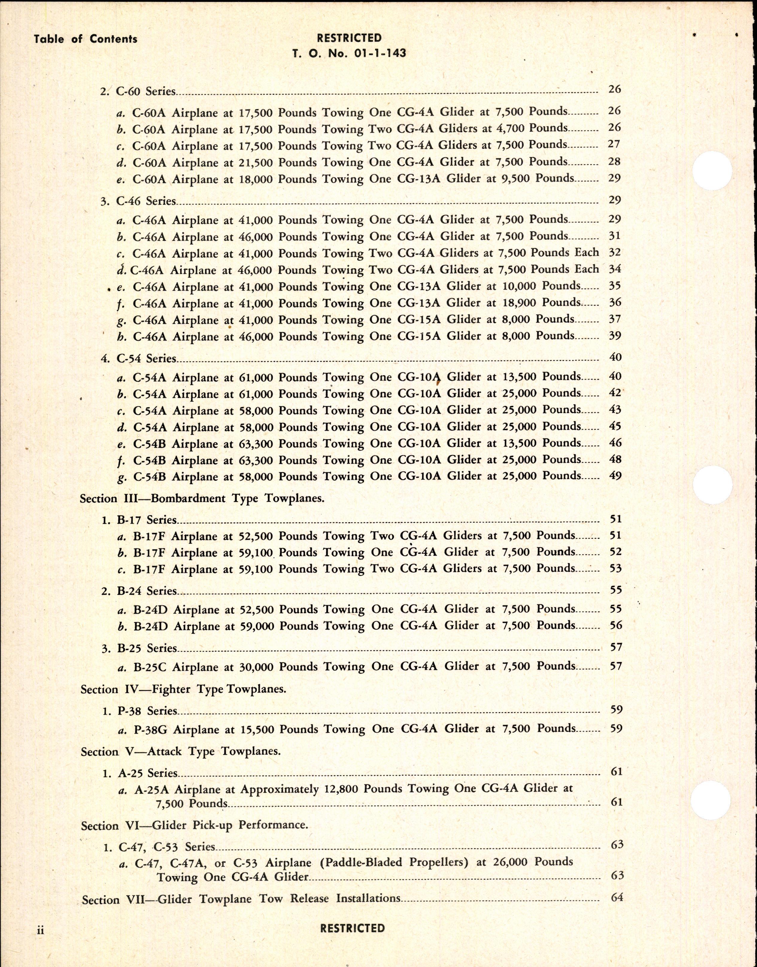 Sample page 4 from AirCorps Library document: Basic Information for Towplane-Glider Combinations