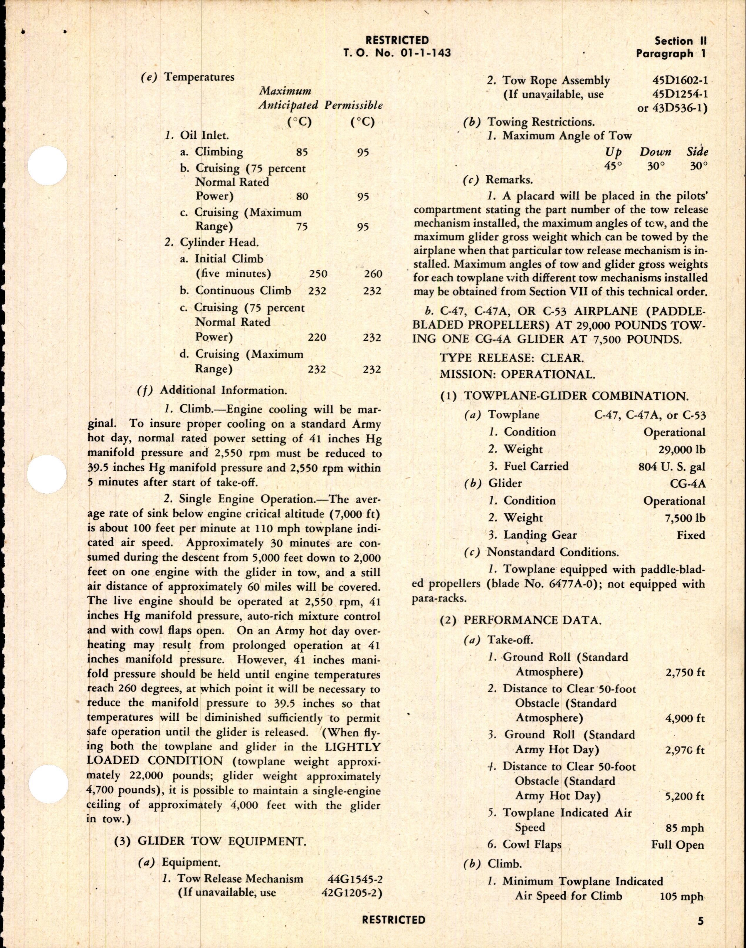 Sample page 9 from AirCorps Library document: Basic Information for Towplane-Glider Combinations