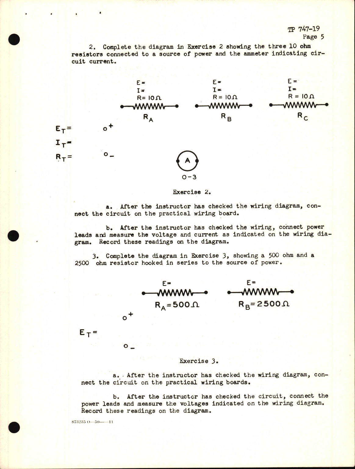 Sample page 5 from AirCorps Library document: Training Project, Series, Parallel, and Series-Parallel Circuits