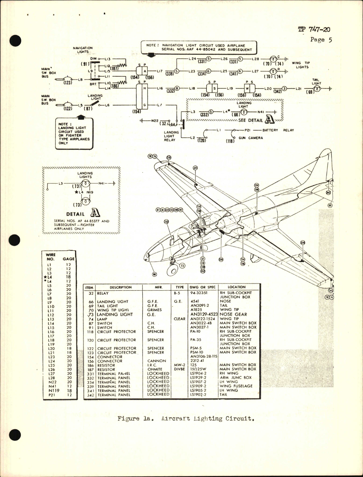 Sample page 5 from AirCorps Library document: Training Project, Lighting Systems, Blue Print Reading, Trouble Shooting