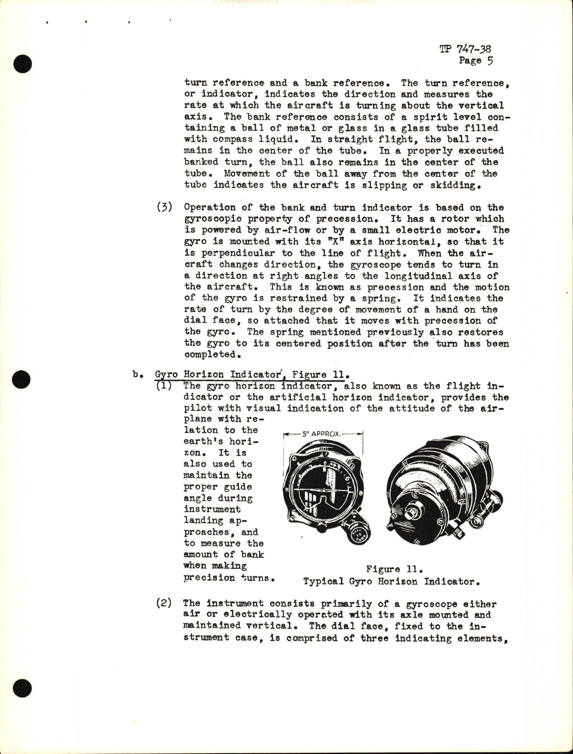 Sample page 5 from AirCorps Library document: Training Project, Gyroscopic Instruments