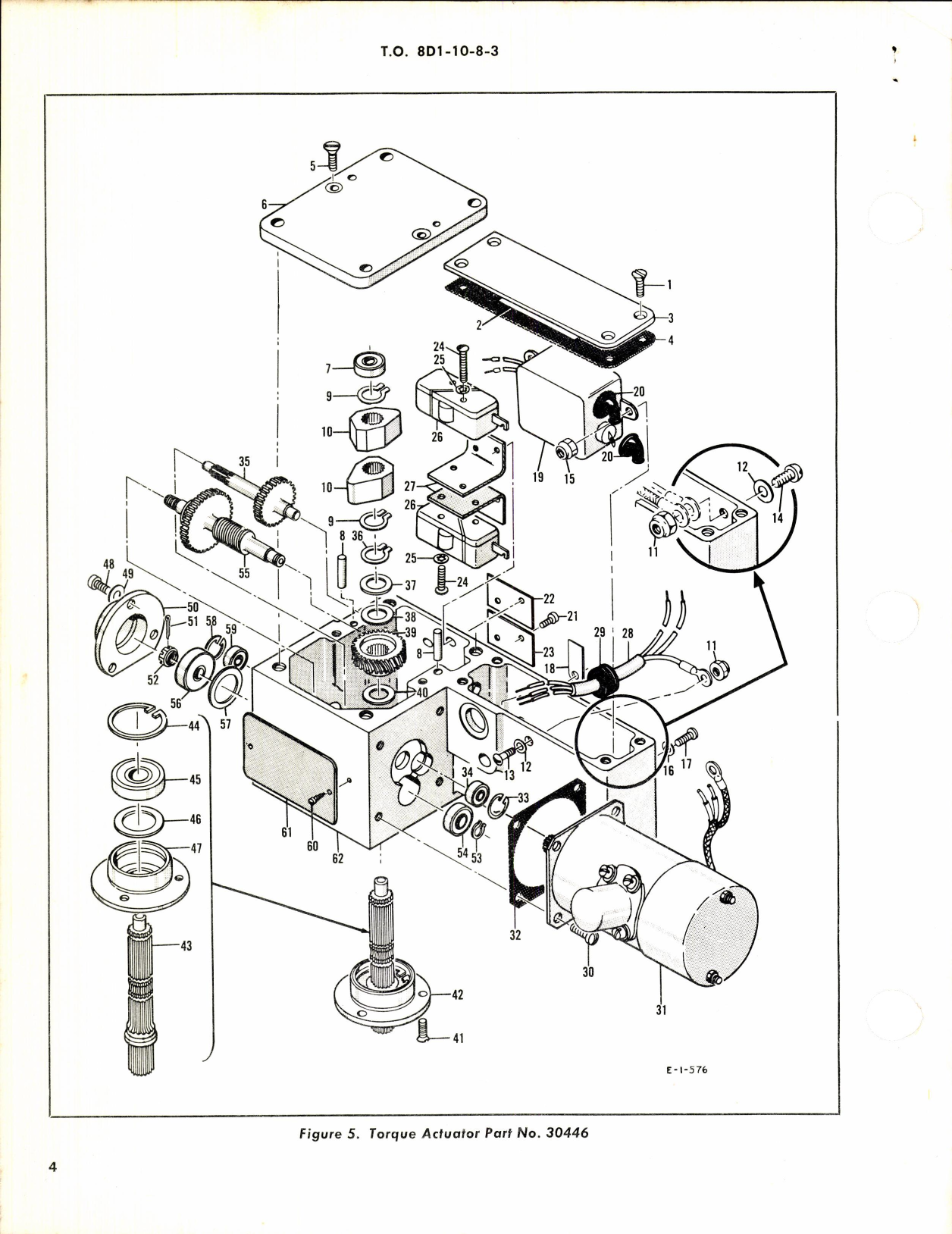Sample page 4 from AirCorps Library document: Overhaul Instructions with Parts Breakdown Torque Actuator