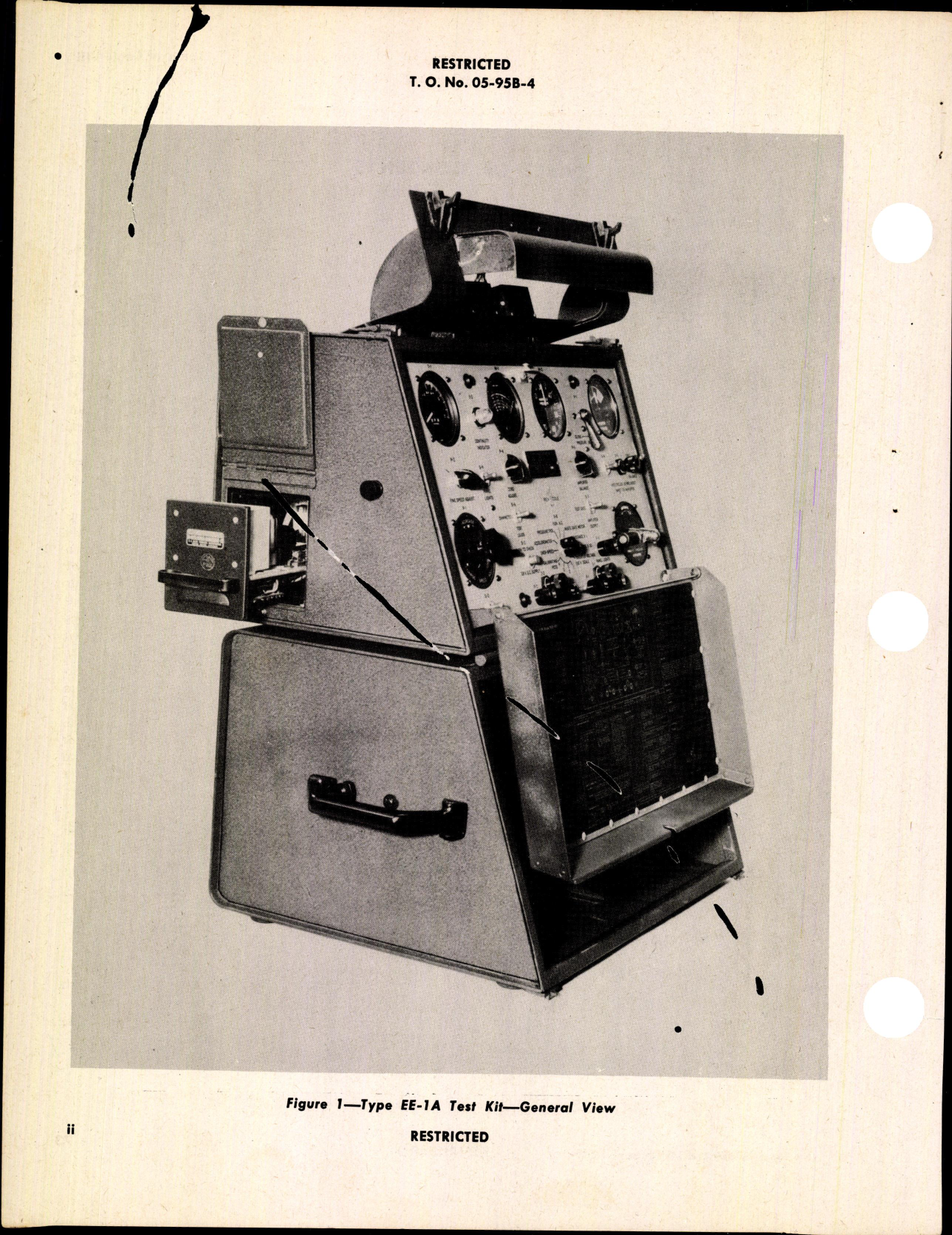 Sample page 4 from AirCorps Library document: Instructions for Turbosuperchargers Control System Test Kit (Type EE-1A)